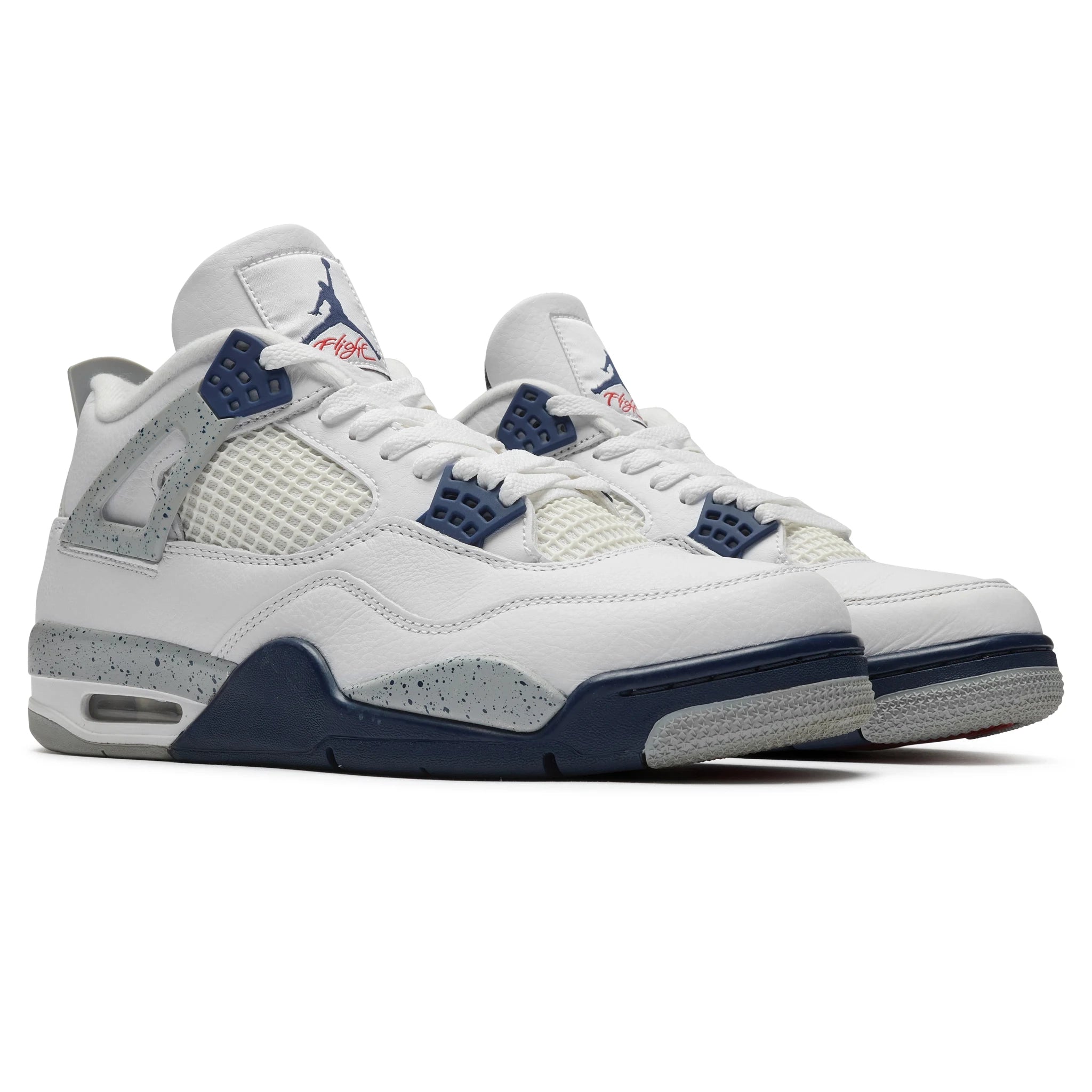 Front side view of Preloved - Air Jordan 4 Retro Midnight Navy DH6927-140