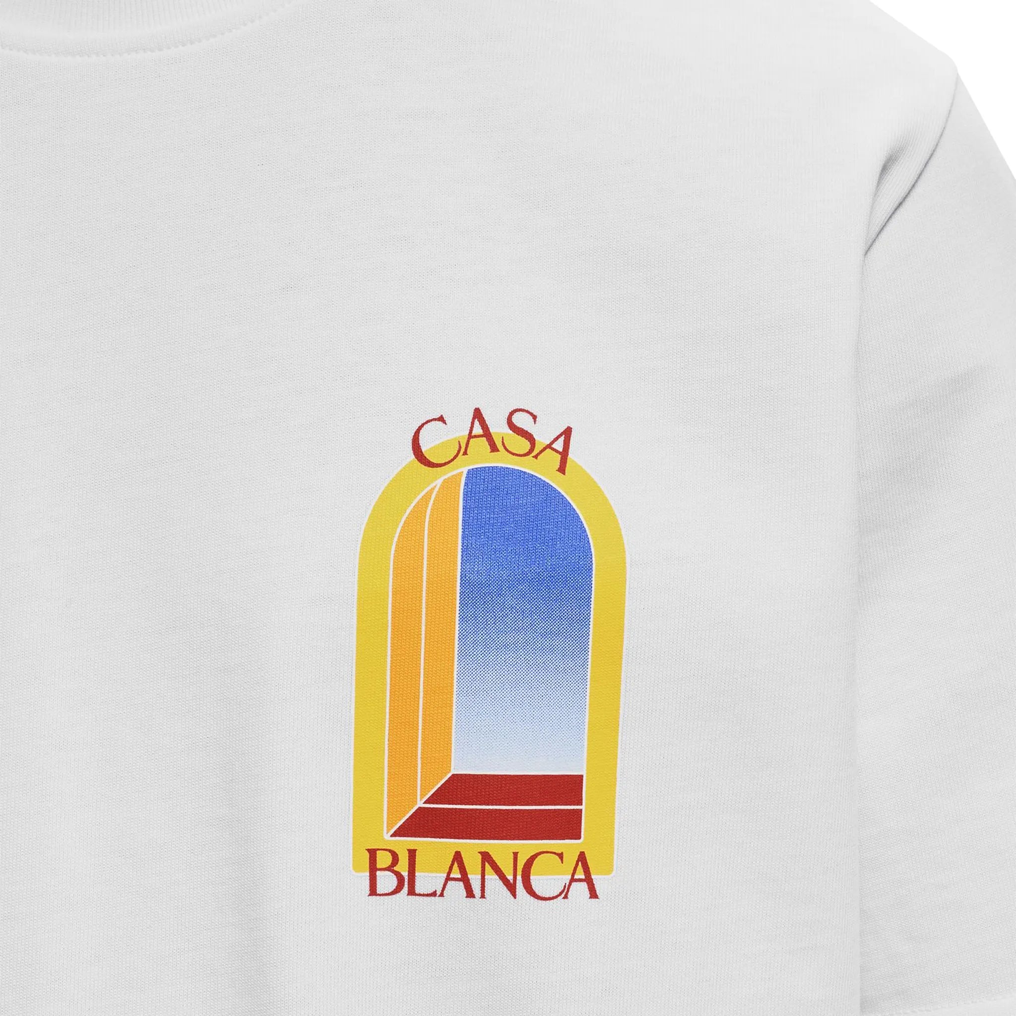 Detail view of Preloved - Casablanca L'Arche De Jour White T Shirt