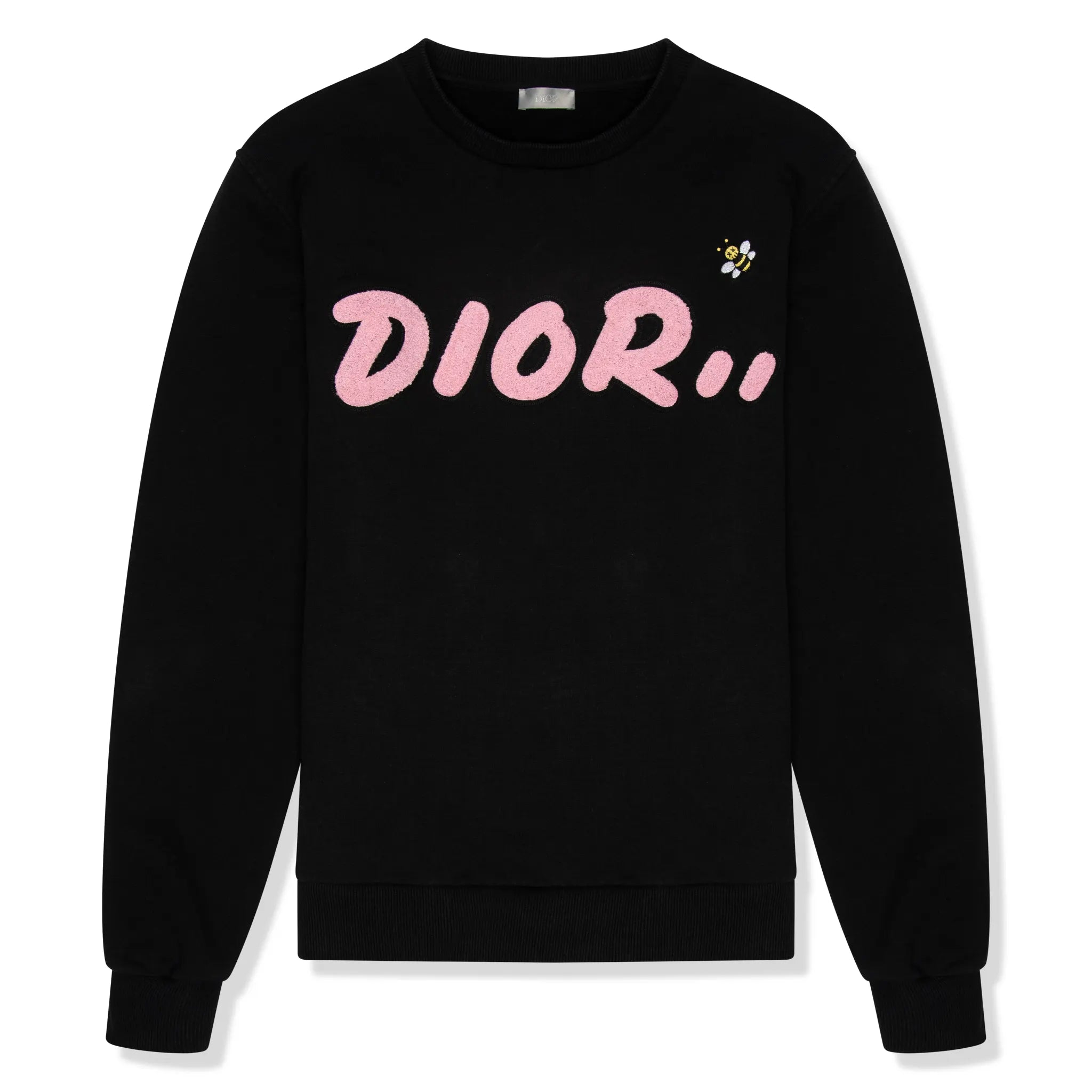 Front view of Preloved - Dior x Kaws Black Sweatshirt 