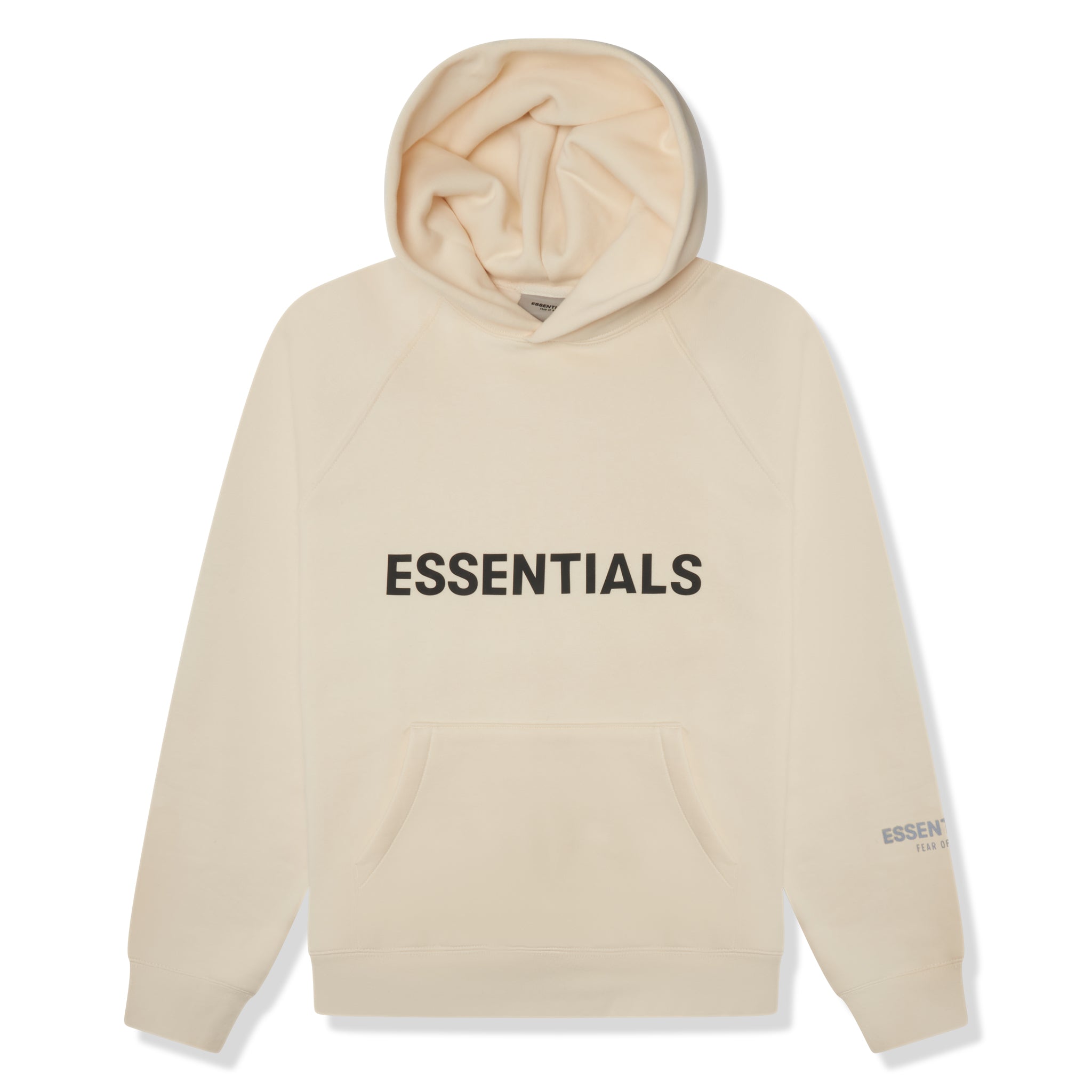 Front view of Preloved - Fear Of God Essentials Buttercream Hoodie 