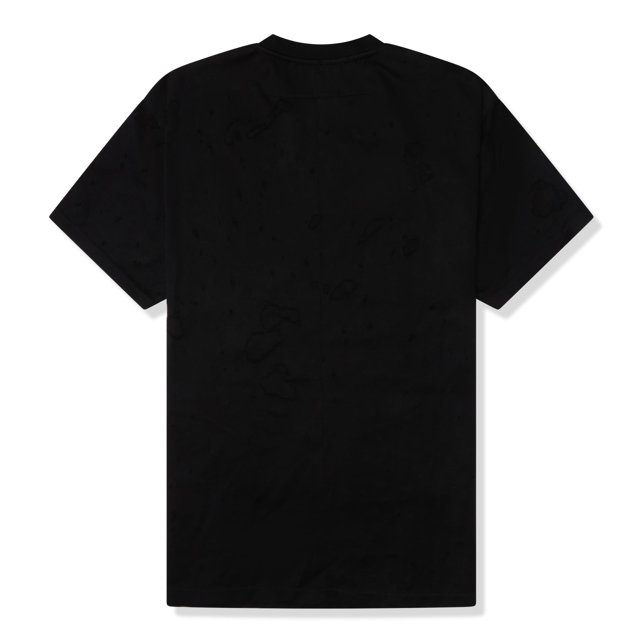 Plain black t shirt back side best sale