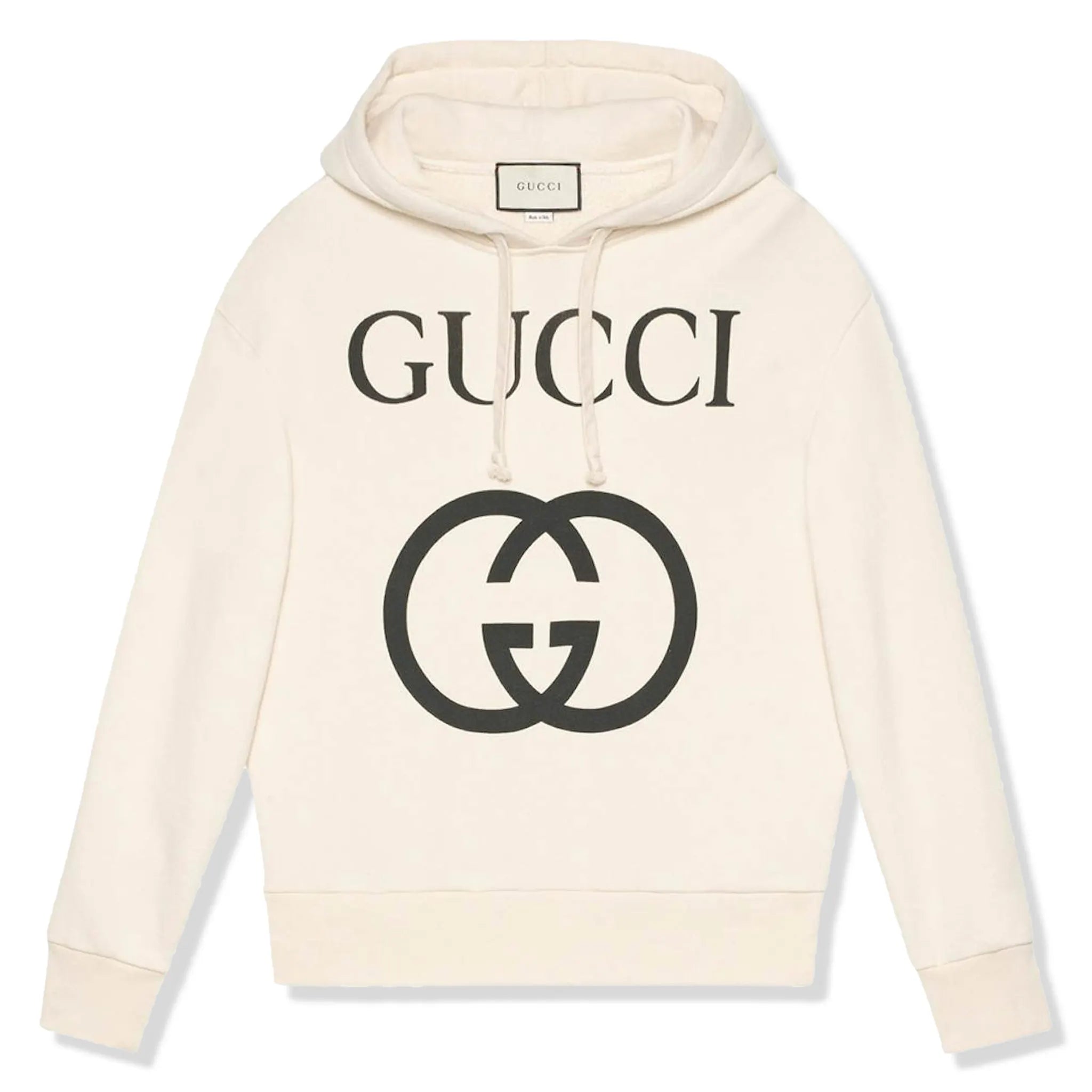 Preloved - Gucci GG Interlocking Logo Cream Hoodie