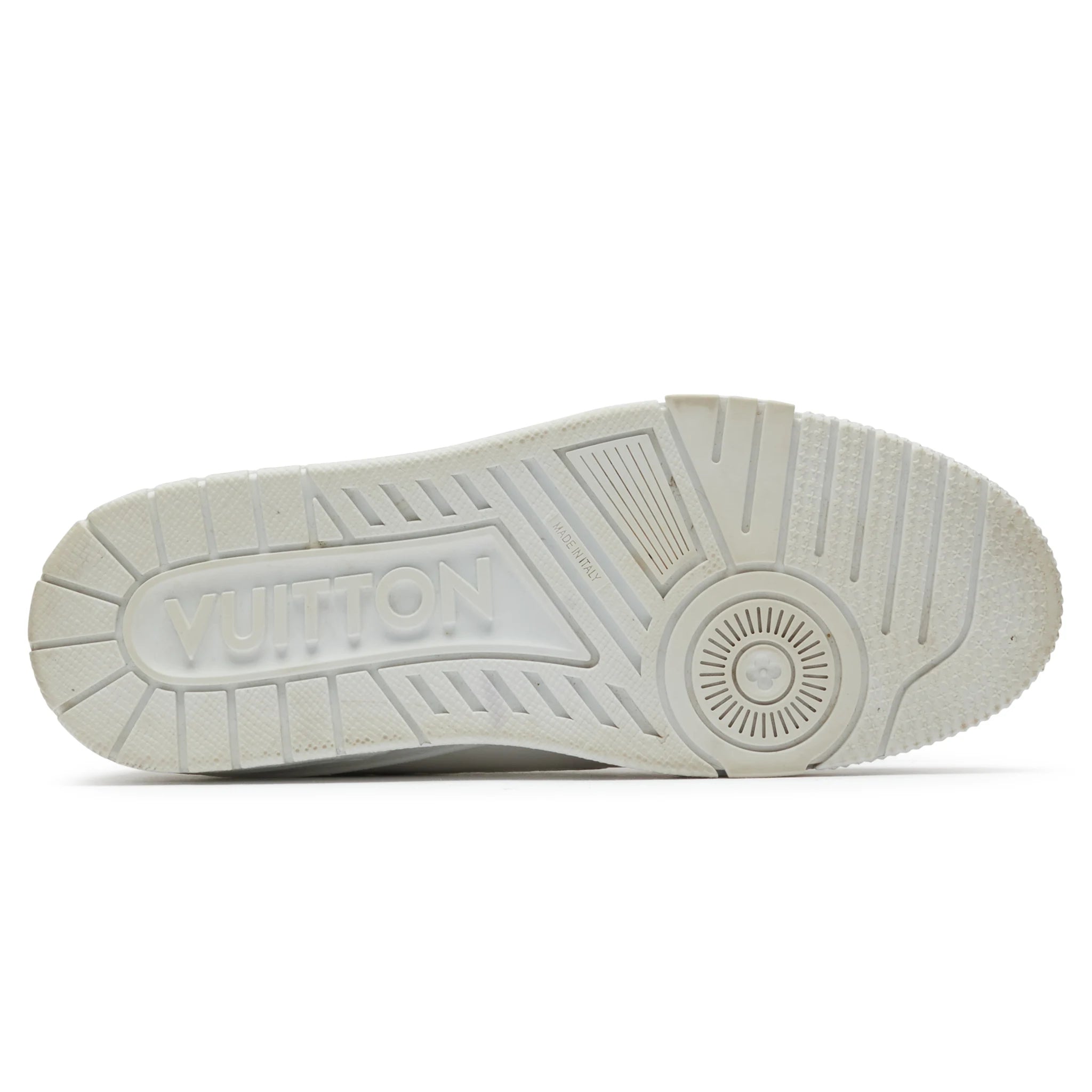 Sole view of Preloved - Louis Vuitton LV White Sneaker