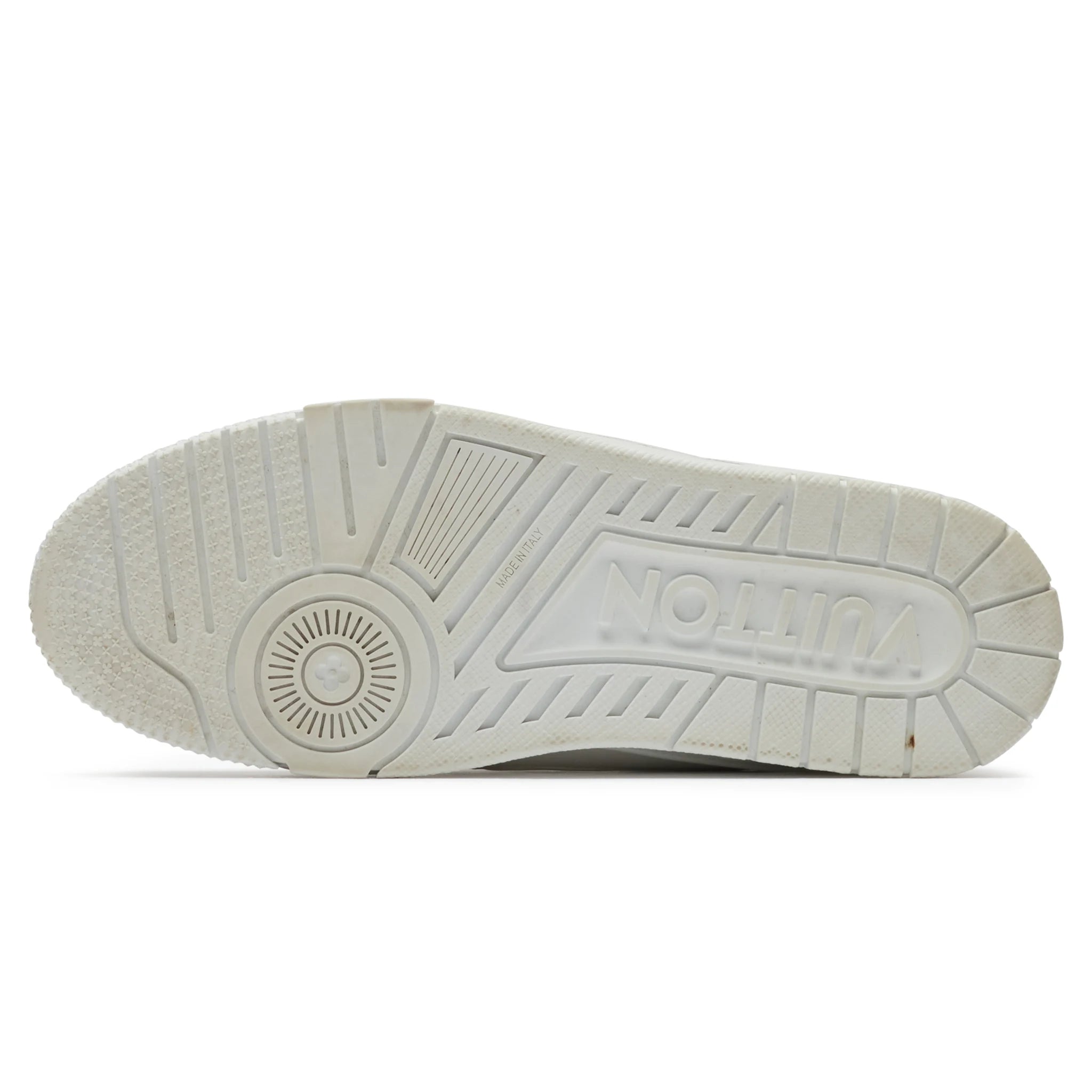 Sole view of Preloved - Louis Vuitton LV White Sneaker