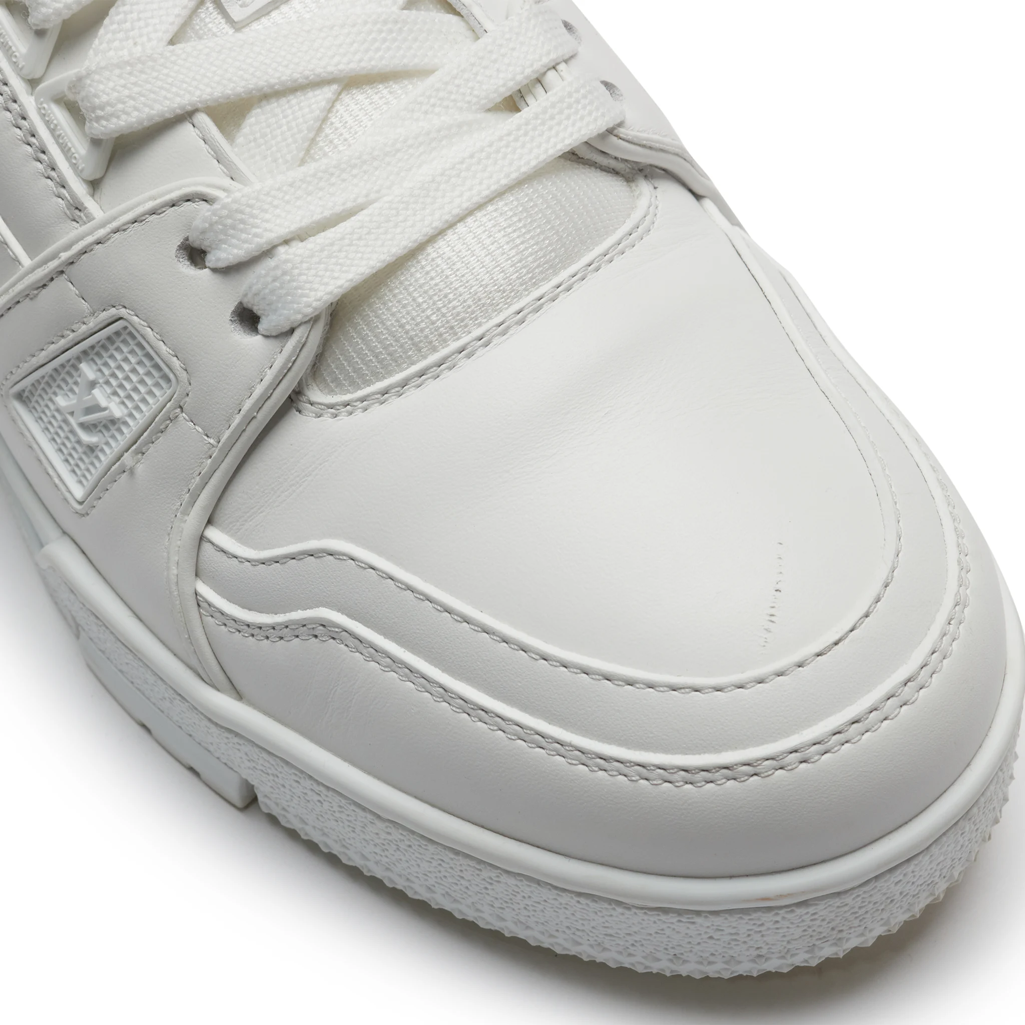 Toe view of Preloved - Louis Vuitton LV White Sneaker