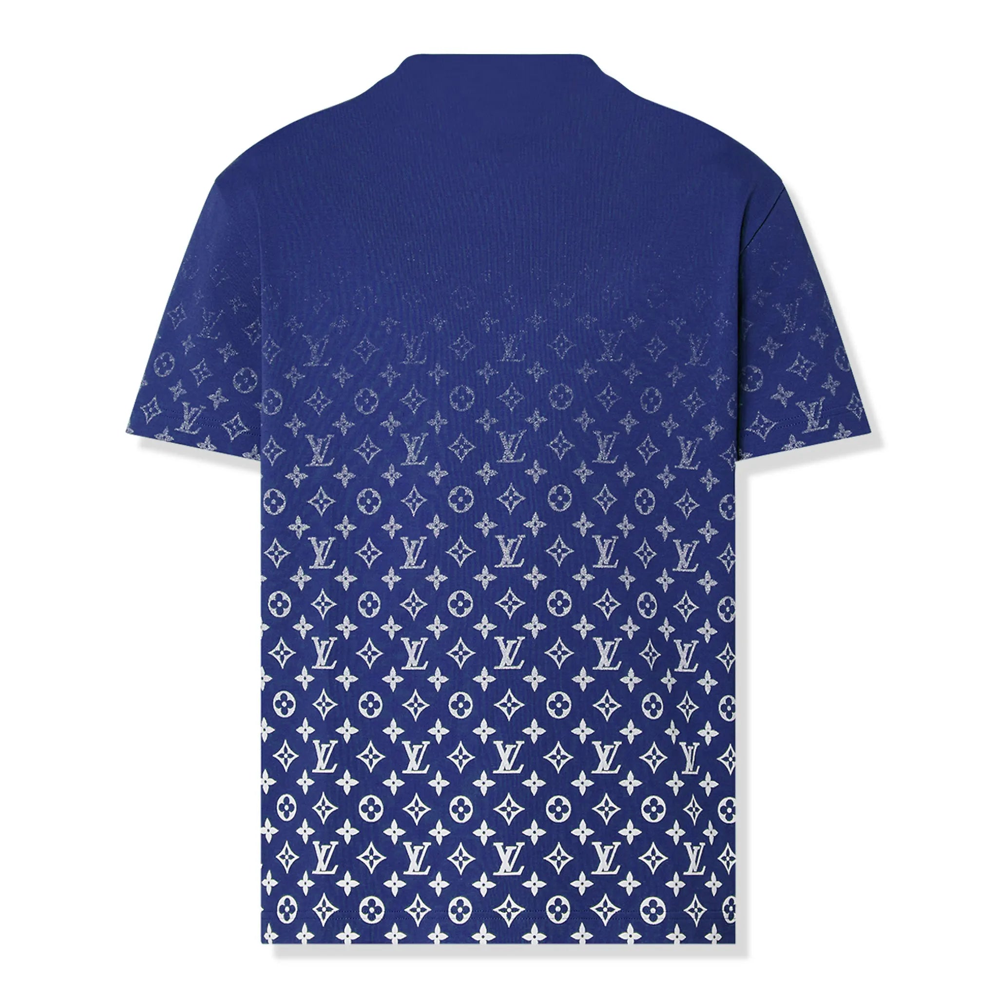 Back view of Preloved - Louis Vuitton Monogram Gradient Cotton Blue T Shirt