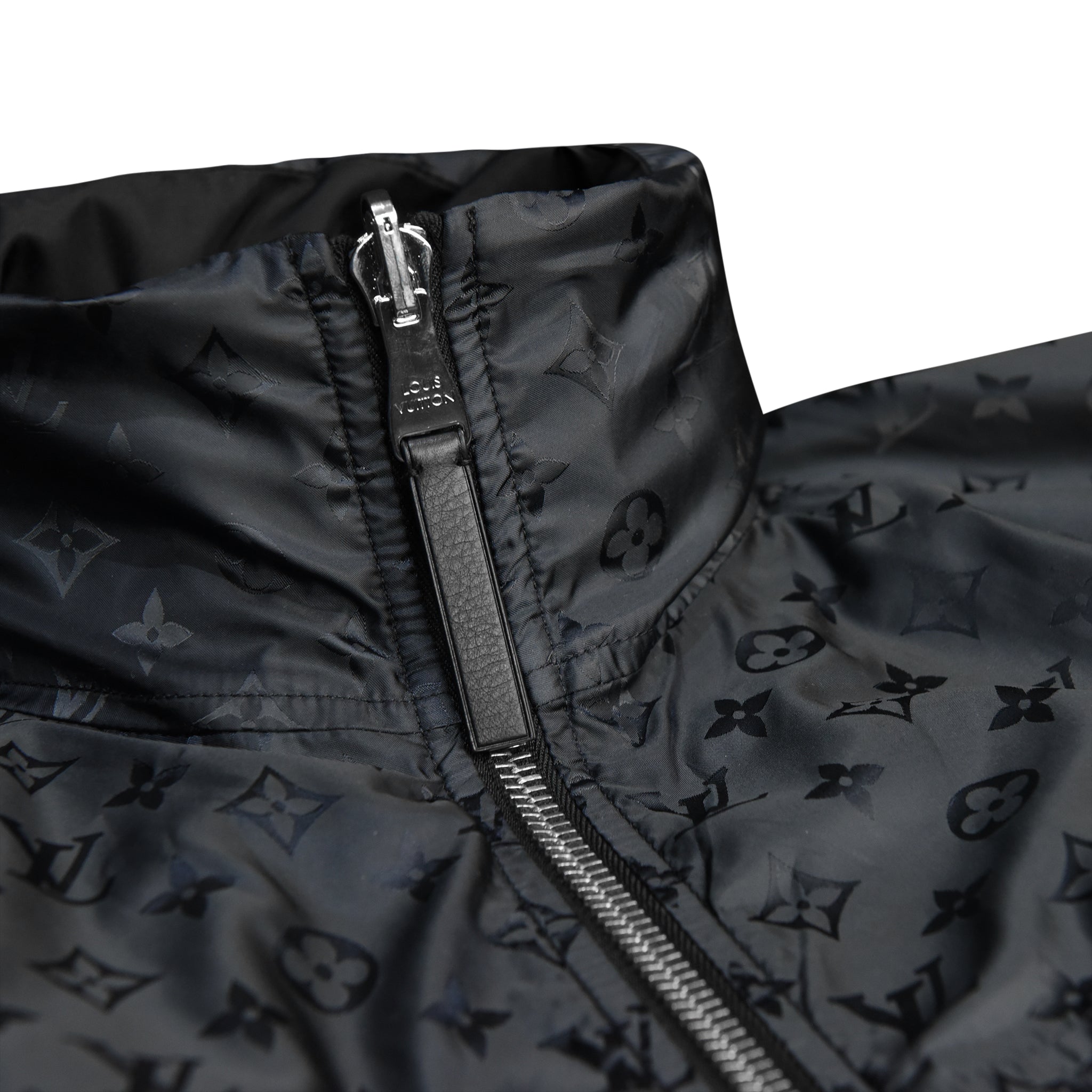 Zip view of Preloved - Louis Vuitton Monogram Reversible Navy Black Windbreaker