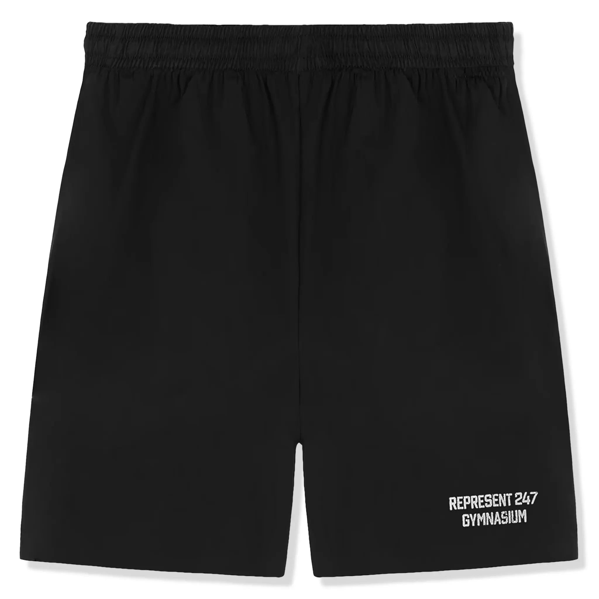 Back view of Represent 247 Gymnasium Performance Black Shorts 247M733-171