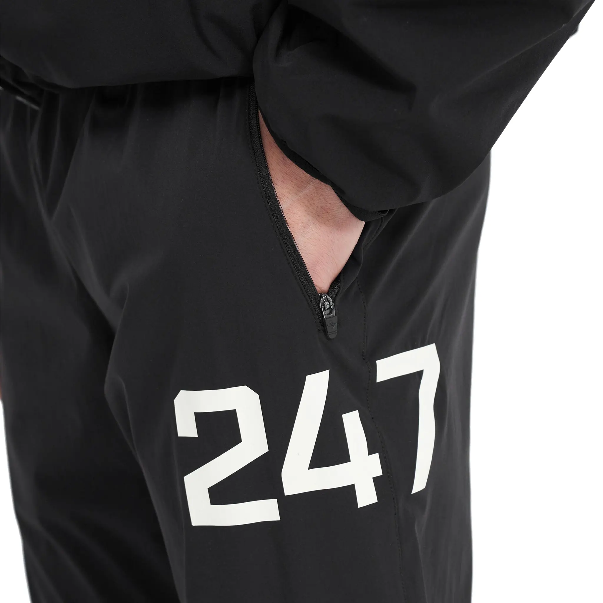 Pocket view of Represent 247 Jet Black Training Pants 247M506-01