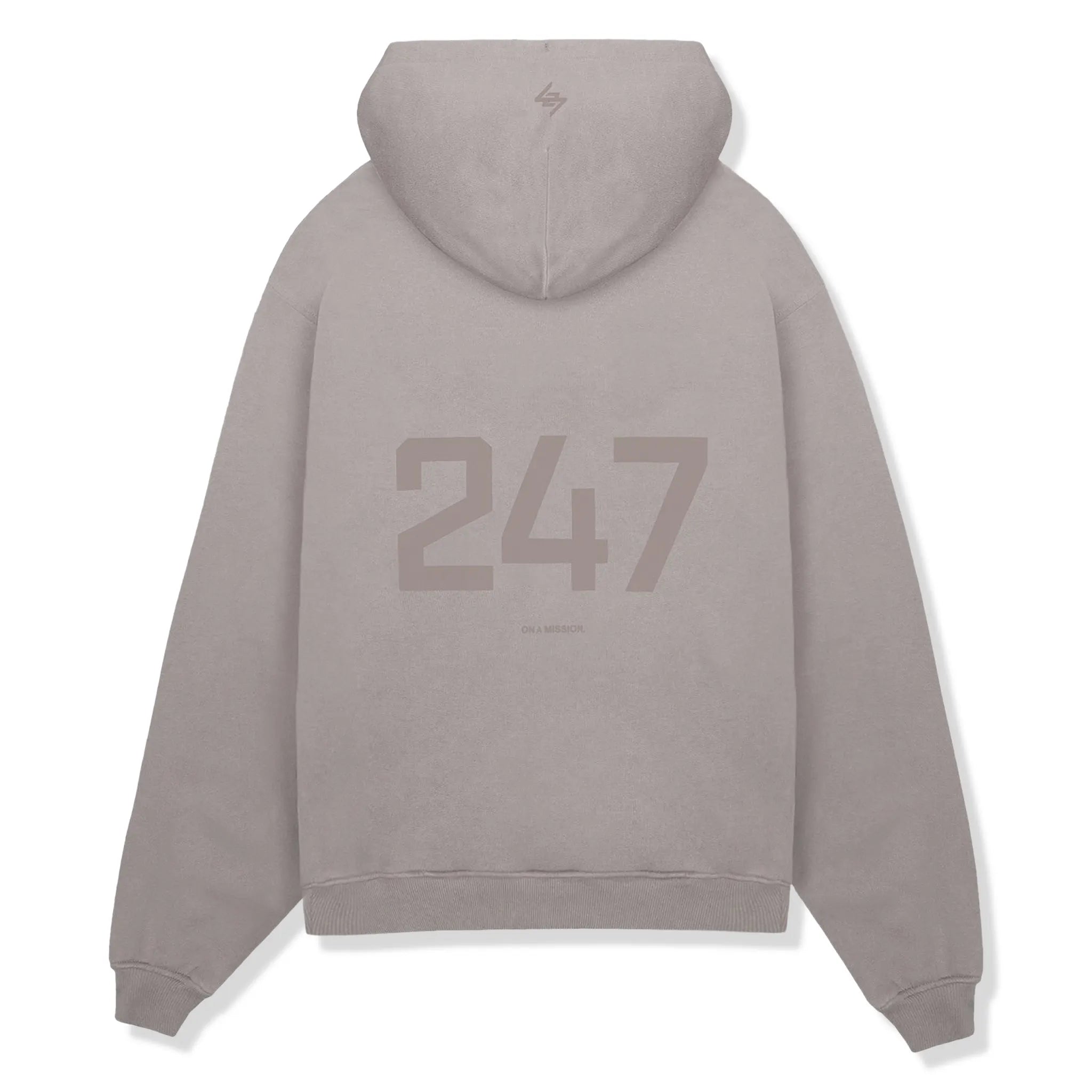 Back view of Represent 247 Oversized Cinder Hoodie 247M458-275