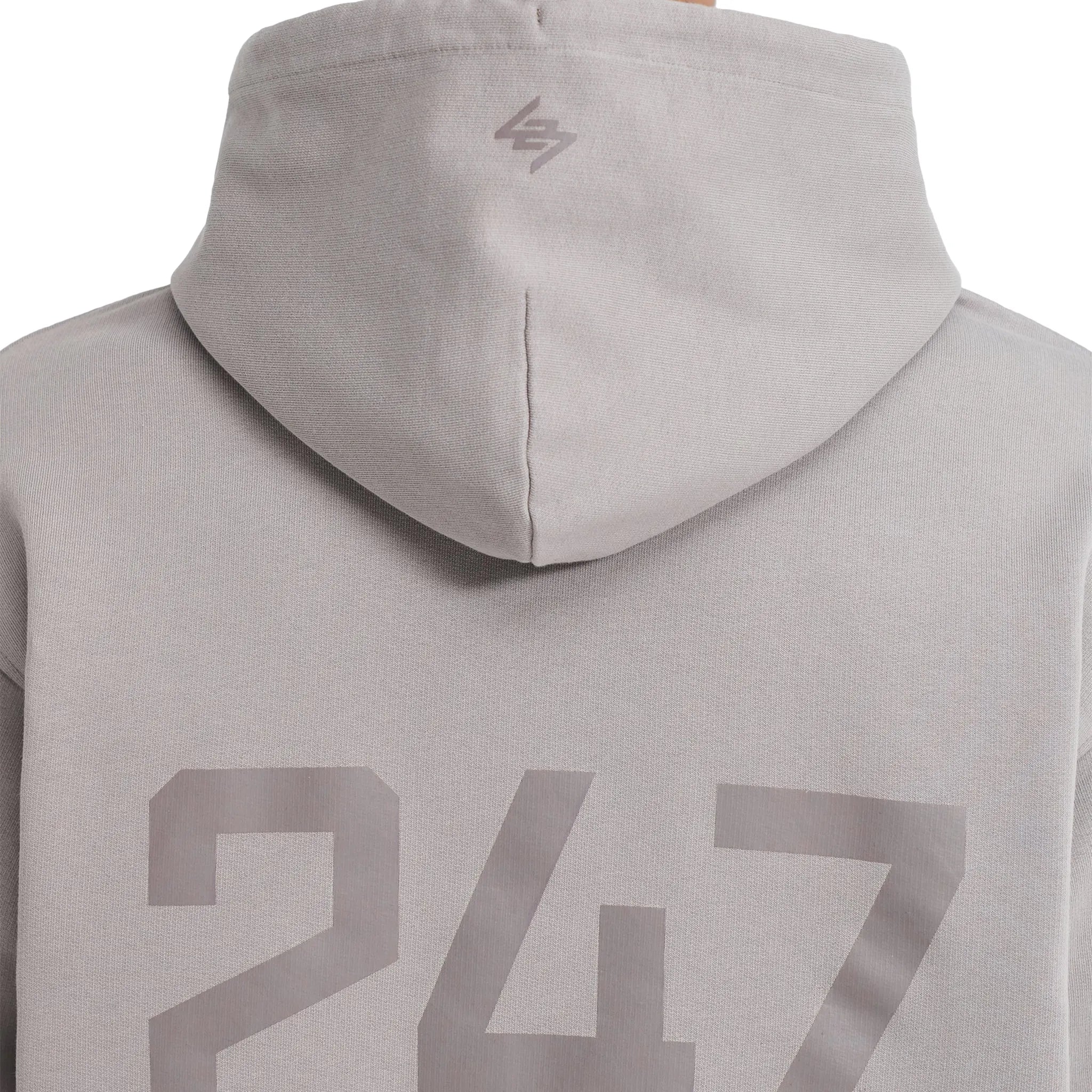 Detail view of Represent 247 Oversized Cinder Hoodie 247M458-275