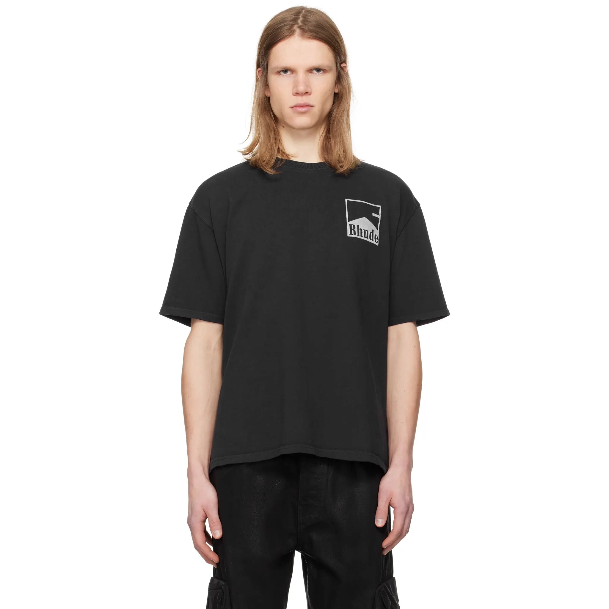 Rhude Chevron Black T Shirt