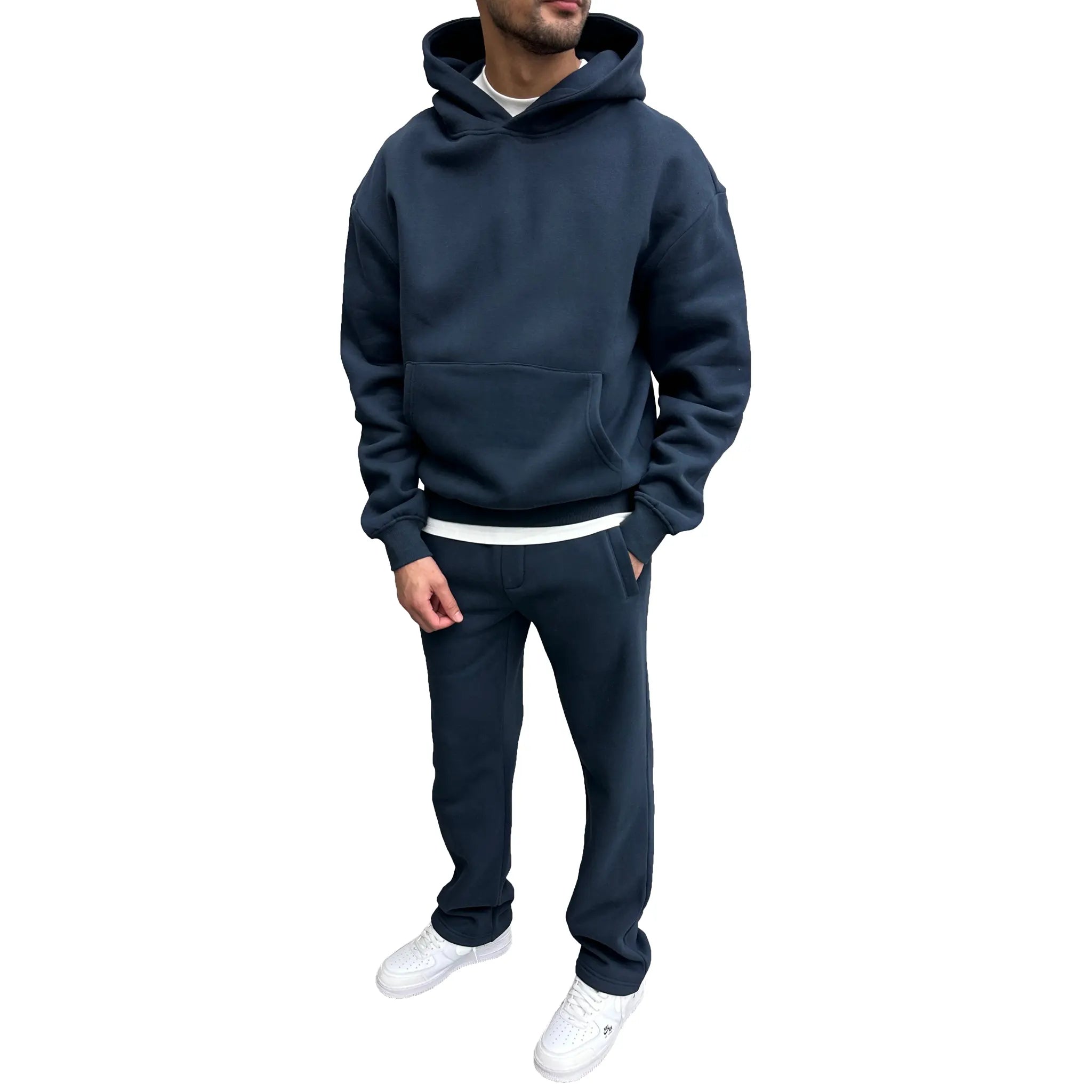 SIARR Essential Navy Hoodie & Sweatpants