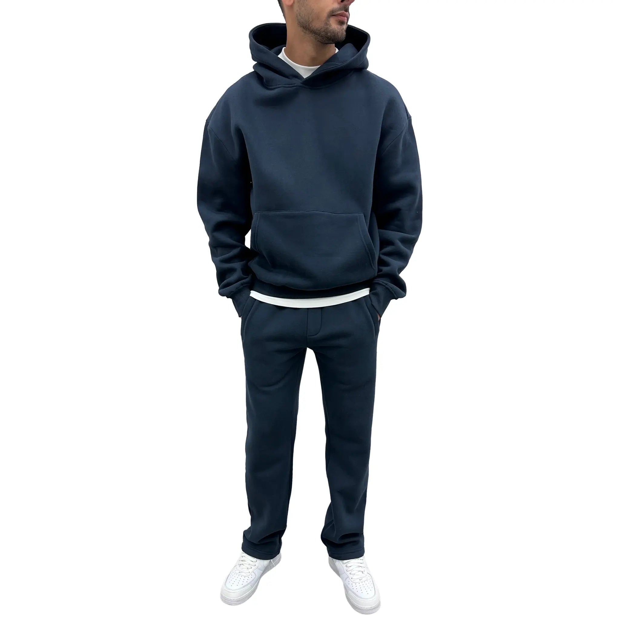 SIARR Essential Navy Hoodie & Sweatpants