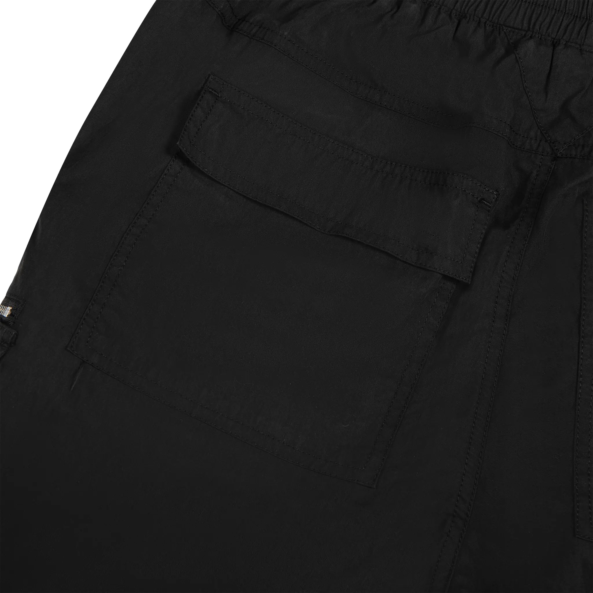 Back pocket view of SIARR Military Shorts Black