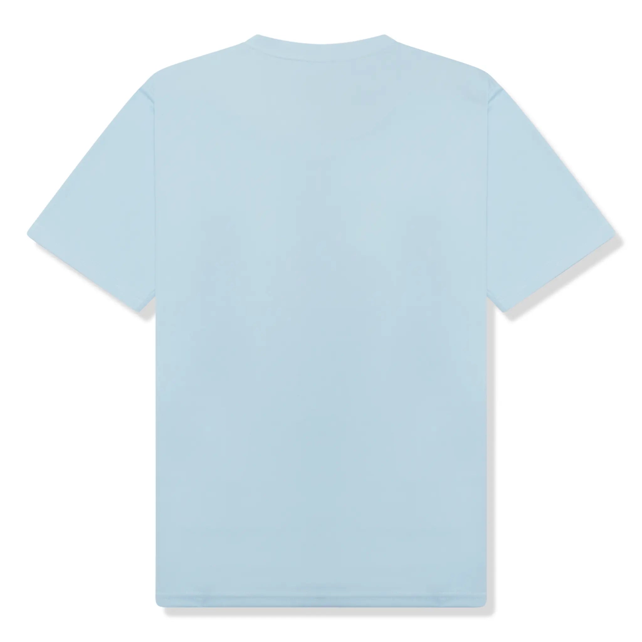 Back view of SIARR Performance Baby Blue T Shirt