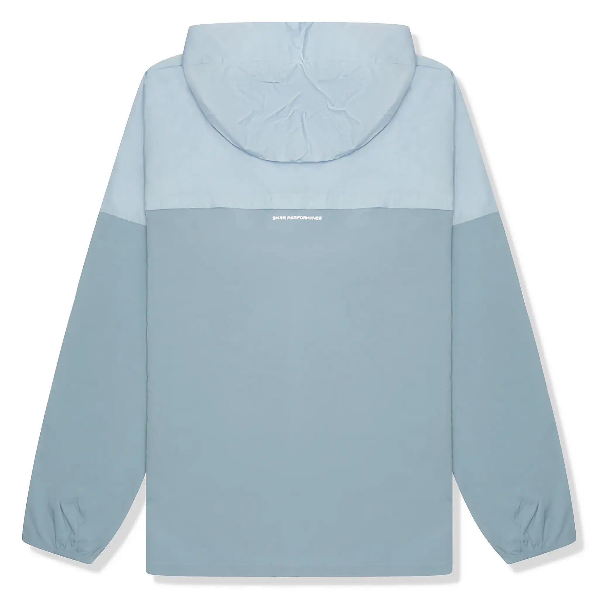 Back view of Siarr Performance Baby Blue Windrunner