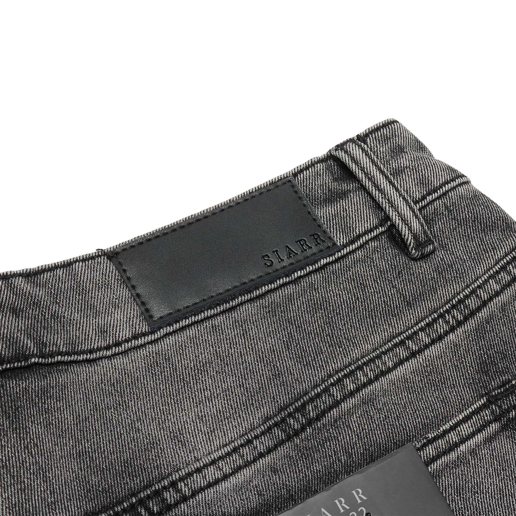 SIARR Zip Dark Grey Jeans