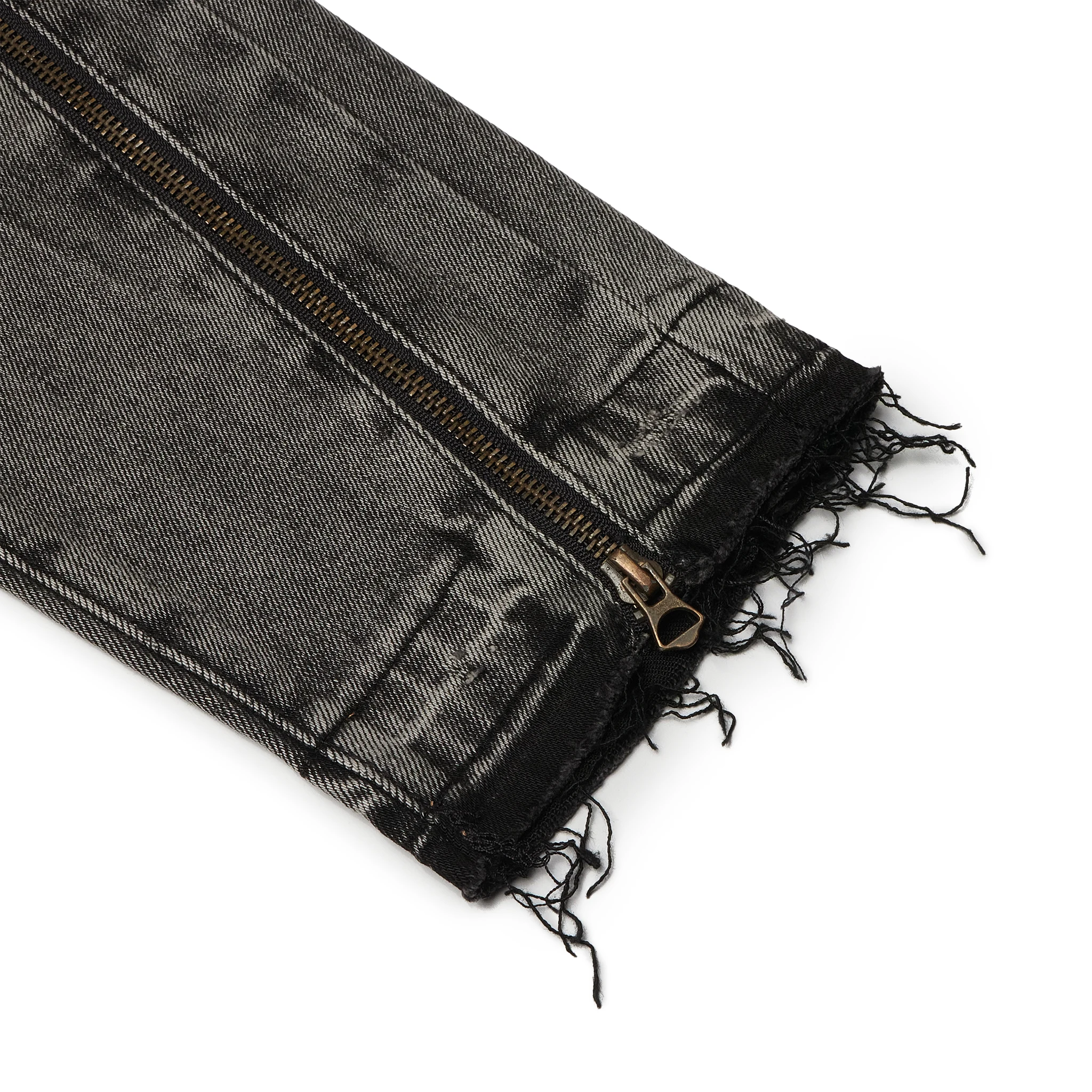 SIARR Zip Dark Grey Jeans