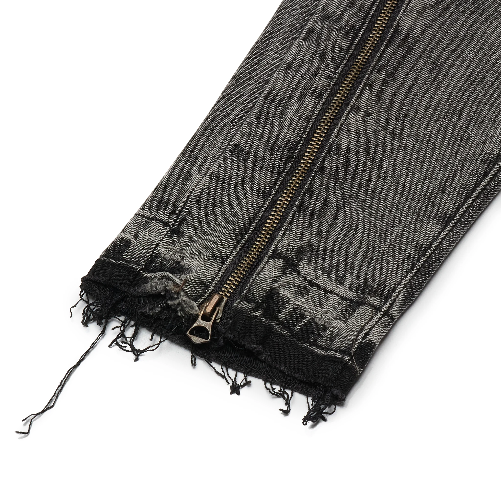 SIARR Zip Dark Grey Jeans