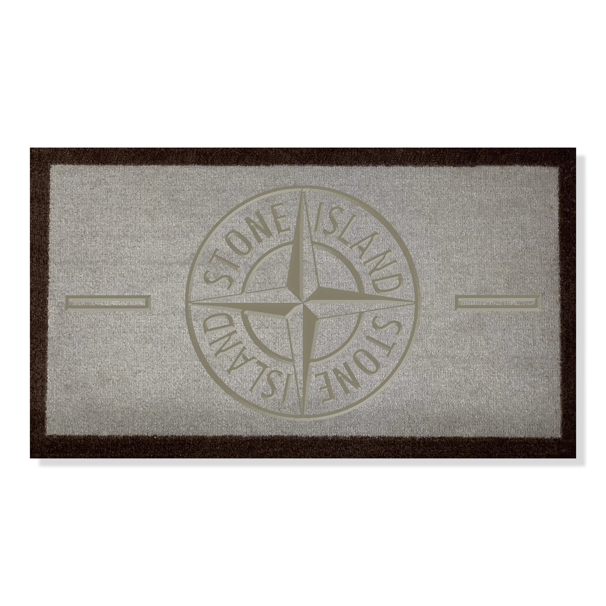 Front view of Stone Island Doormat Light Brown 70x40cm