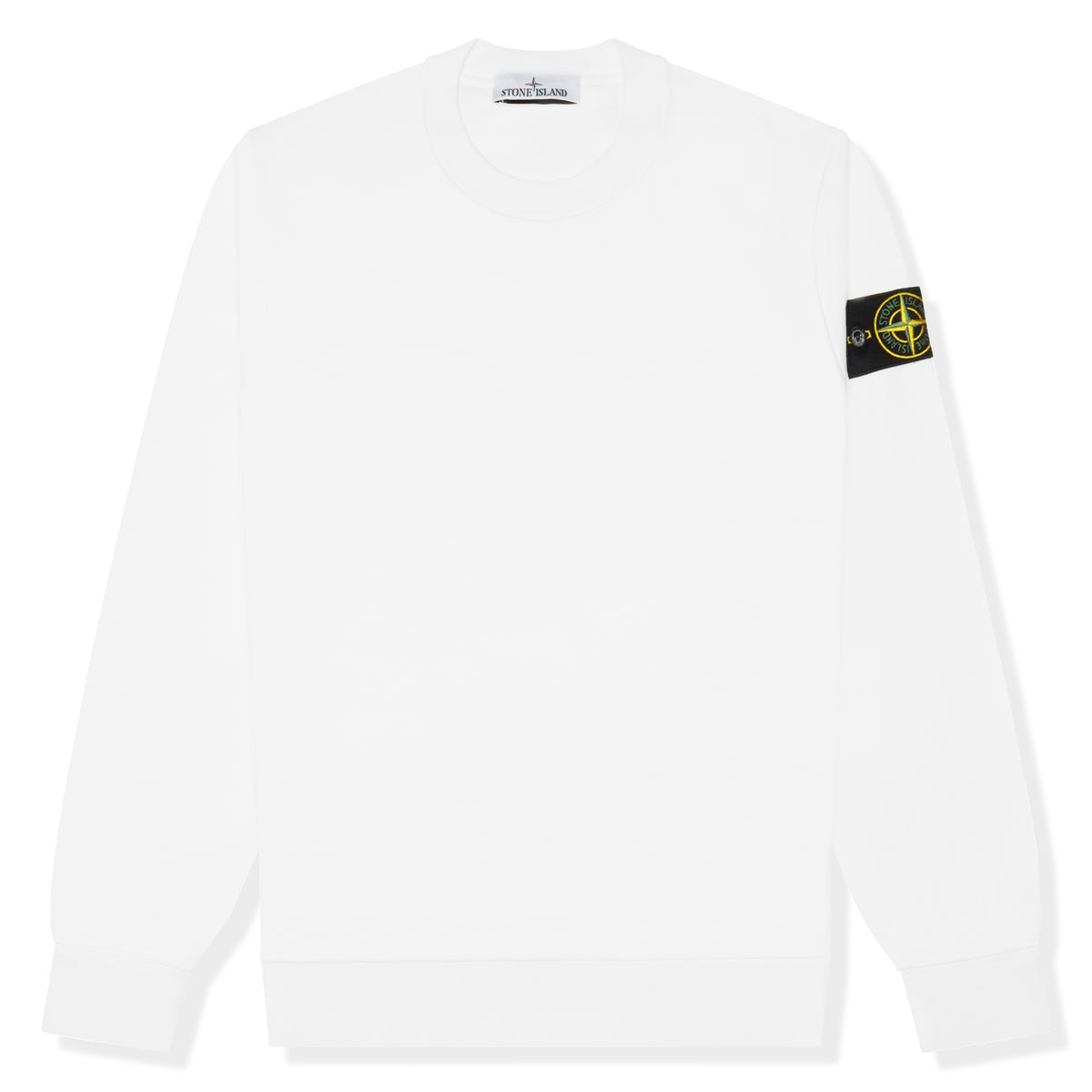 stone island t shirt with badge on sleeve