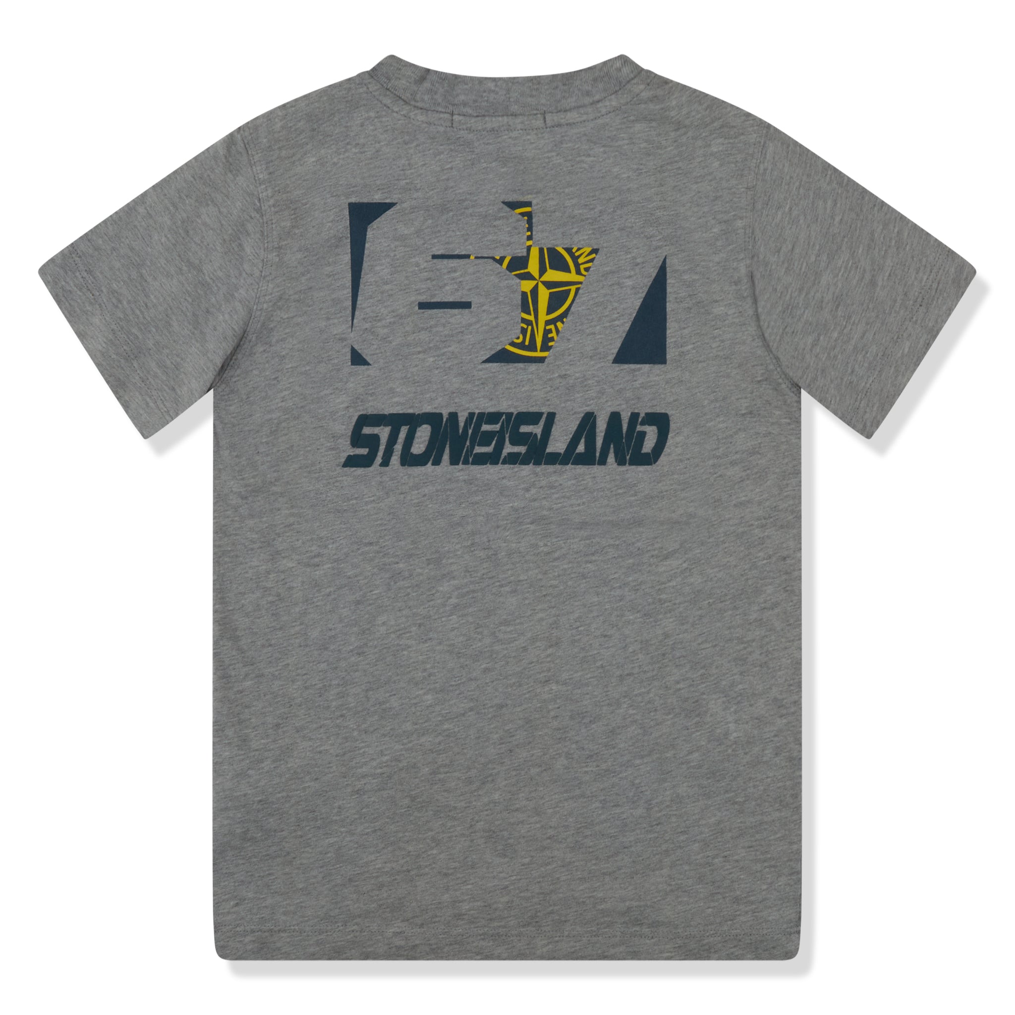 Image of Stone Island Junior Logo Grey T Shirt