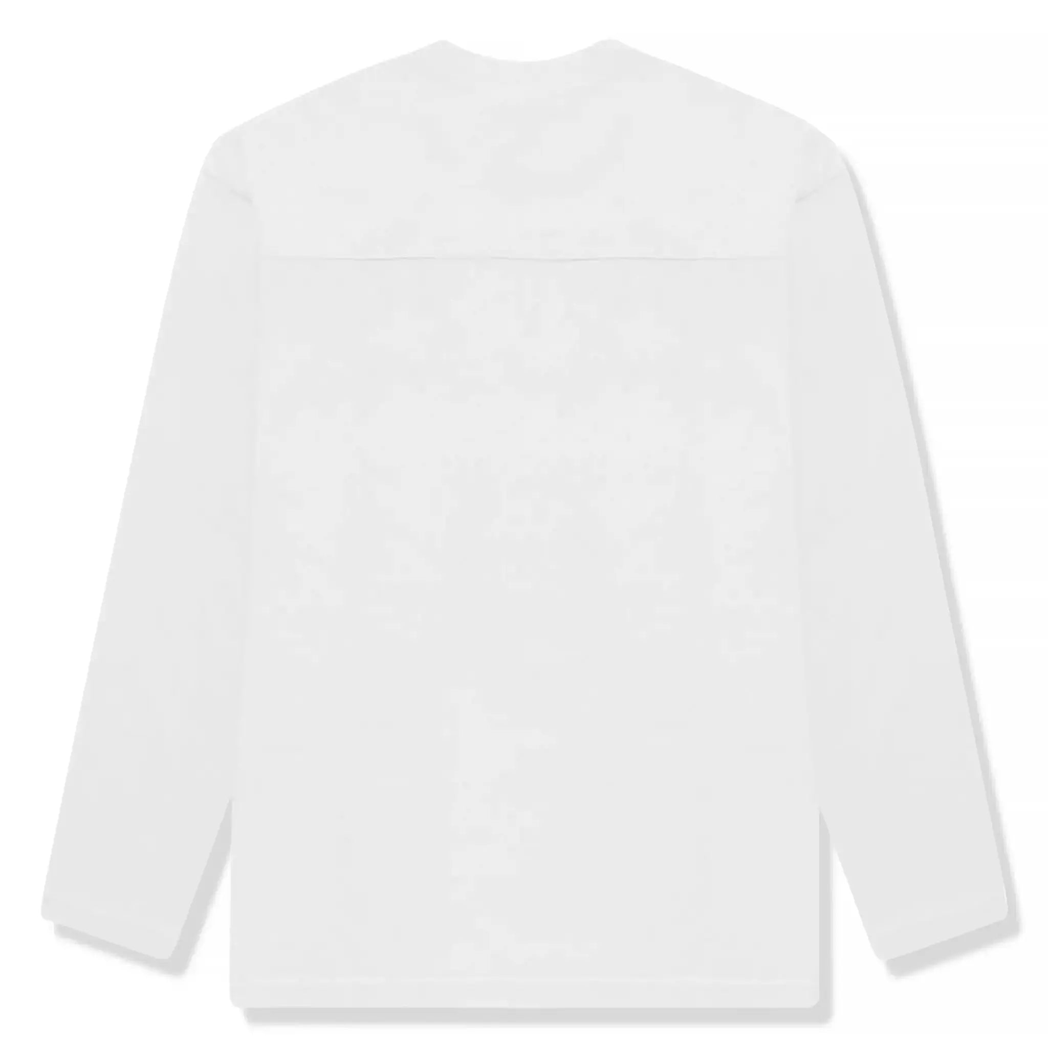 Back view of Supreme Athletic Studded L/S White T Shirt FW24KN80 WHITE