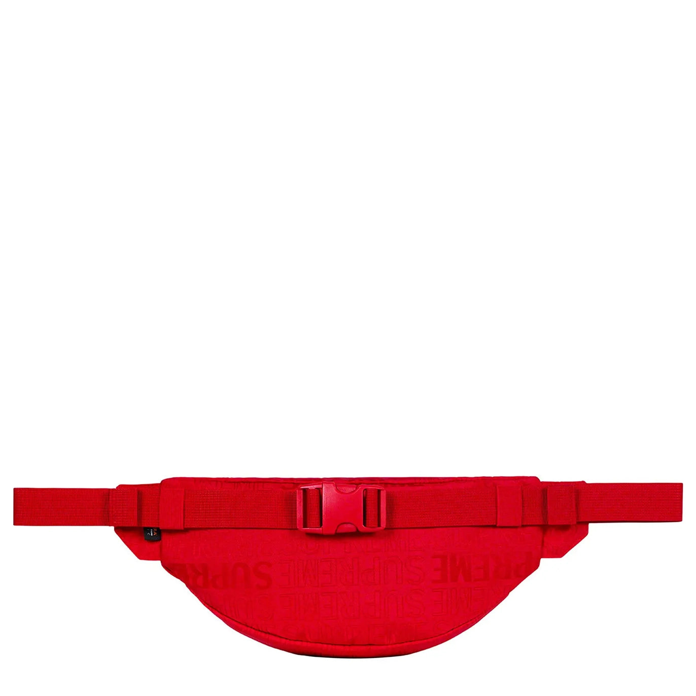 Back view of Supreme Red Waist Bag (SS19) 