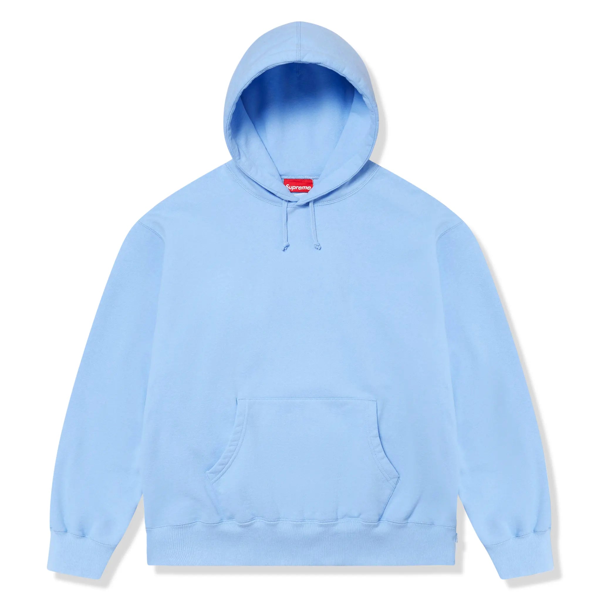 Supreme Satin Applique Light Blue Hoodie FW24SW37 LIGHT BLUE