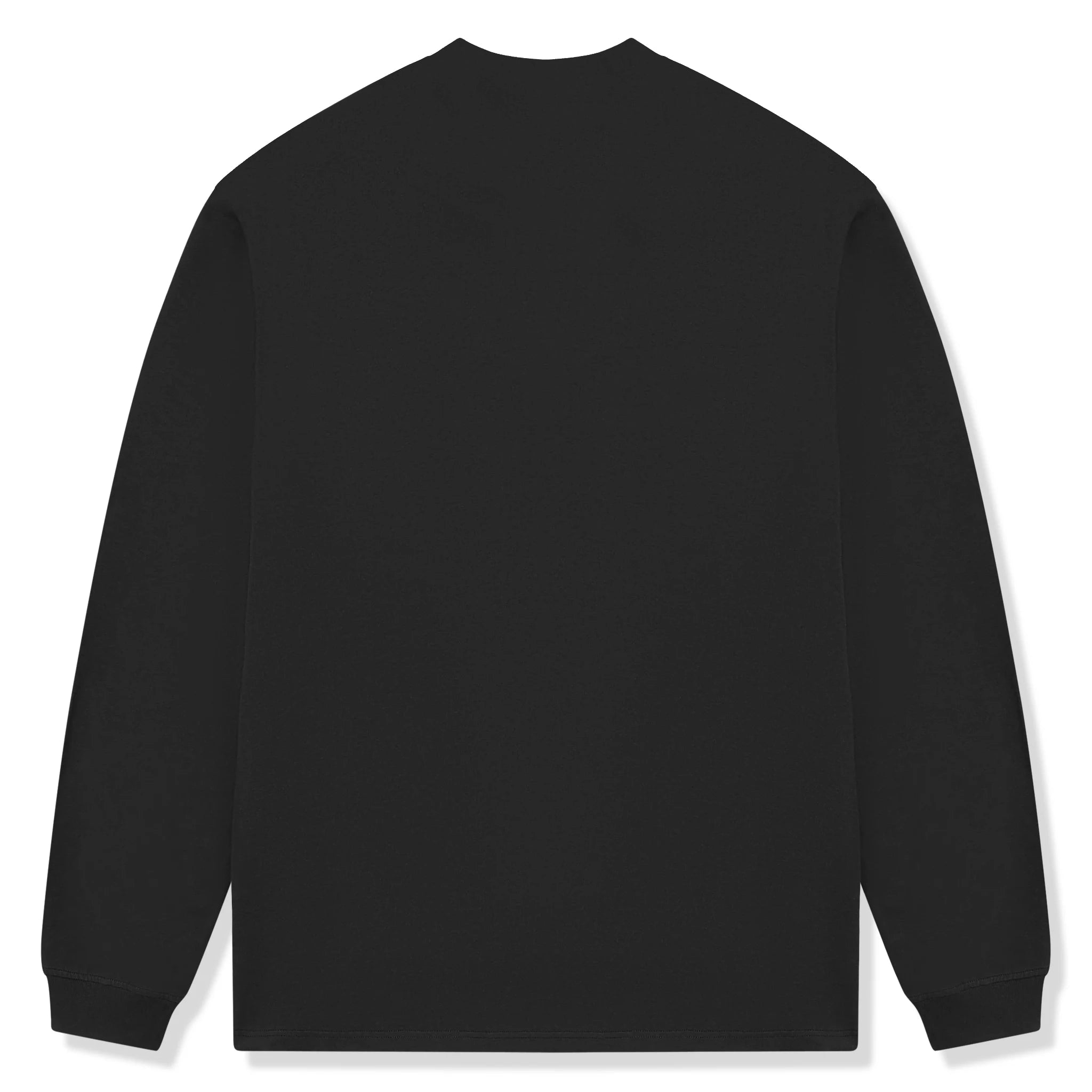 Back view of Supreme Small Box Logo L/S Black T Shirt FW24KN34 BLACK 