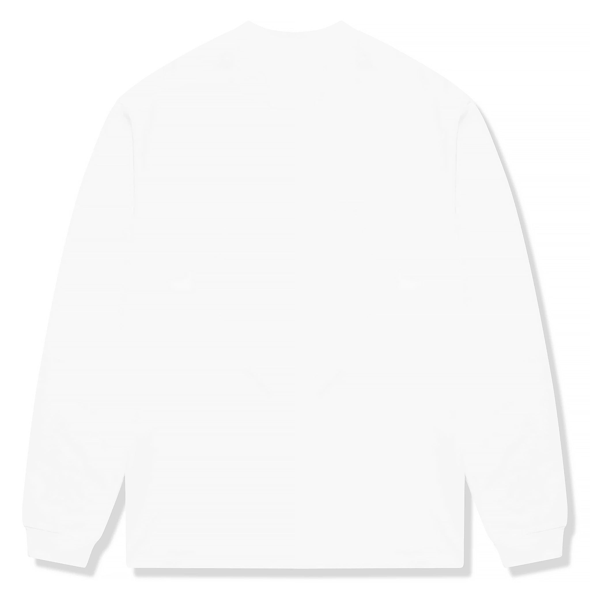 Back view of Supreme Small Box Logo L/S White T Shirt FW24KN34 WHITE