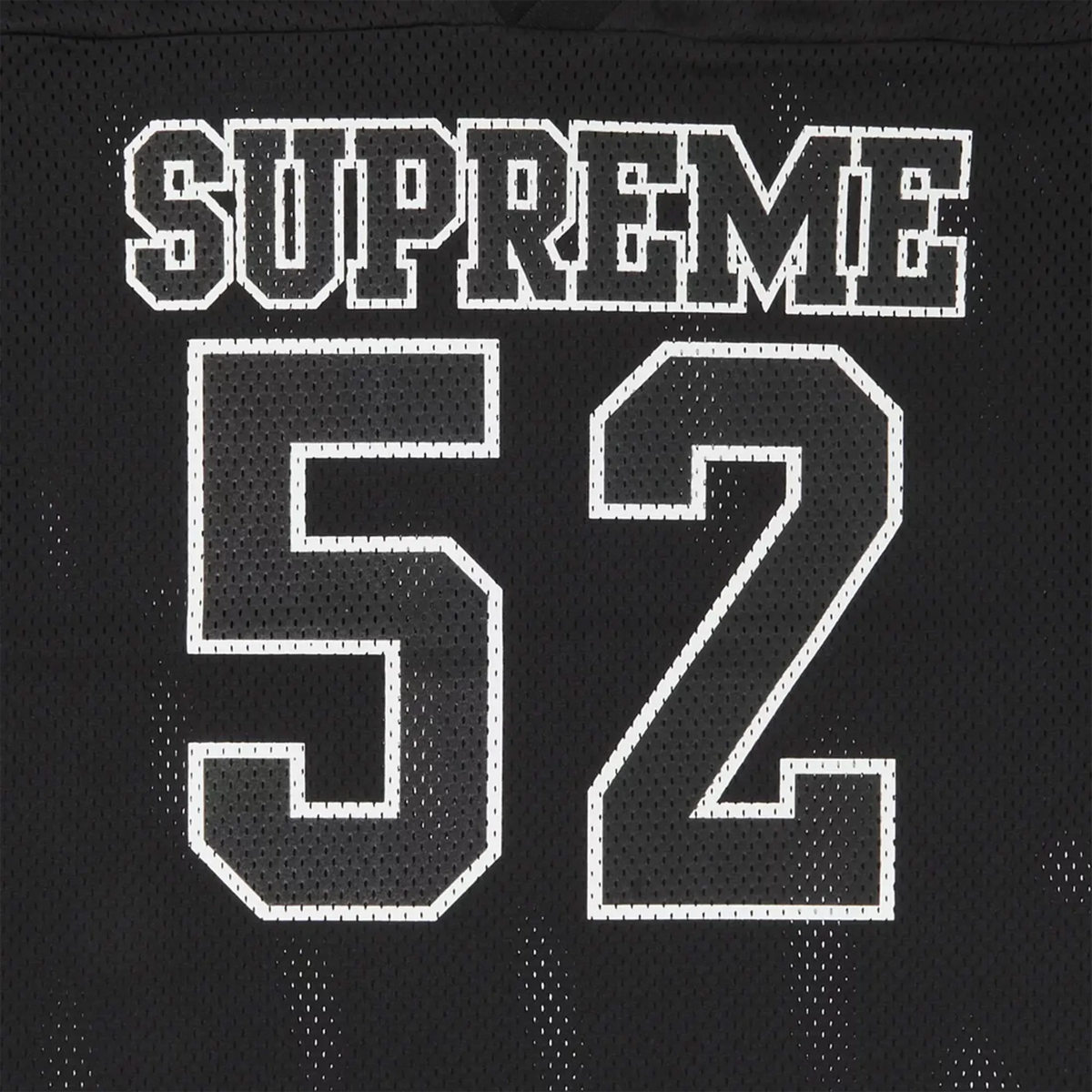 Supreme Spiderweb Black Football Jersey S / Black