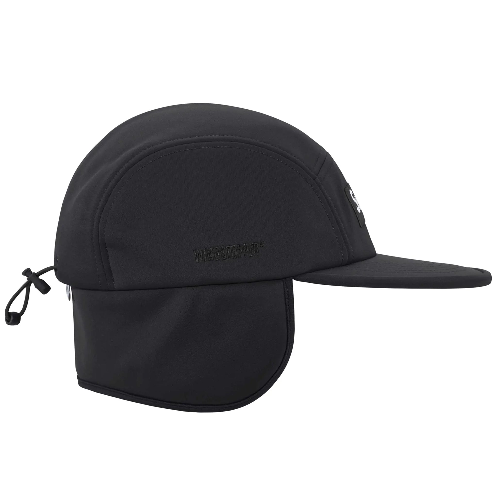 Supreme WINDSTOPPER Earflap Black Camp Cap (FW24)