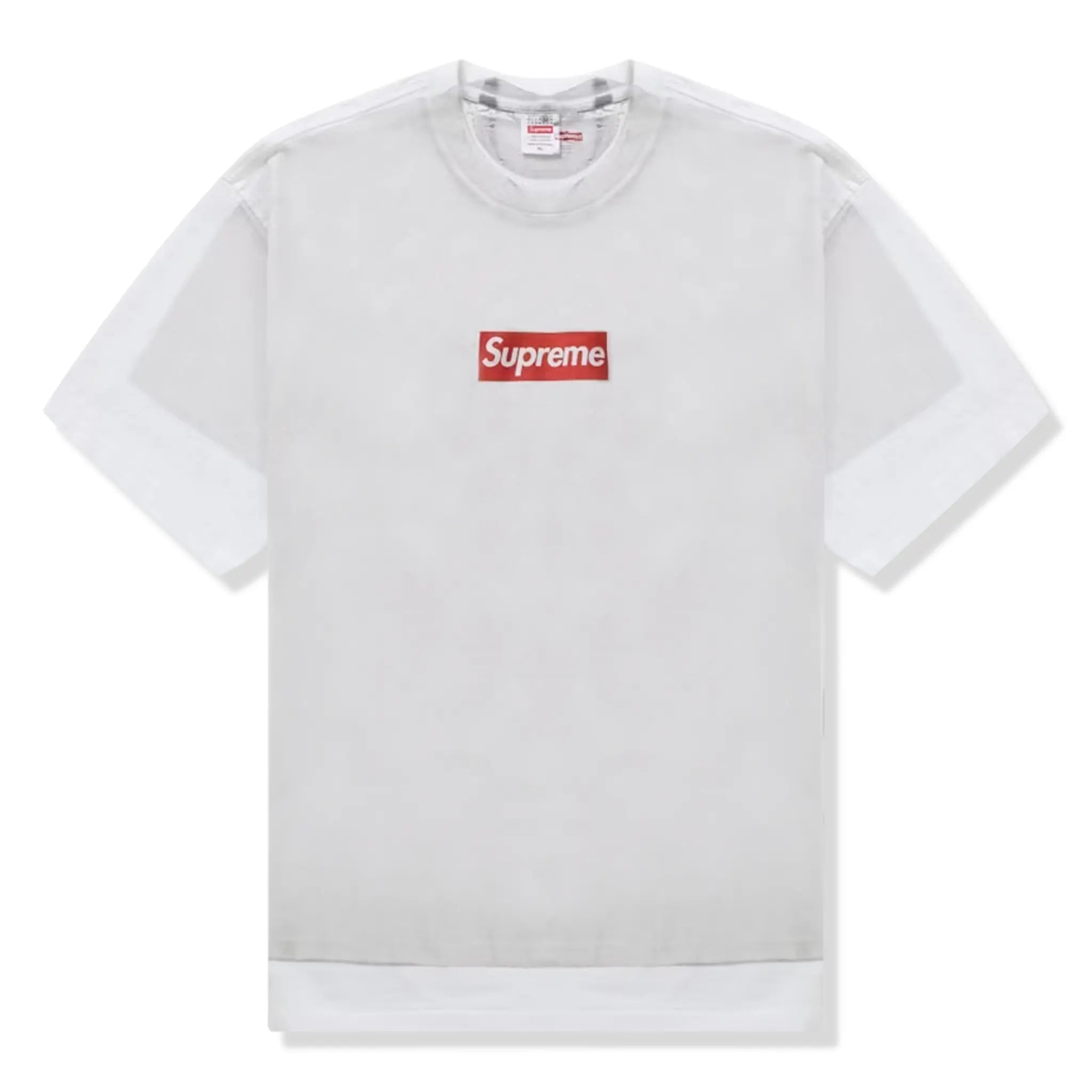 Supreme x MM6 Maison Margiela Box Logo White T Shirt | SS24KN49