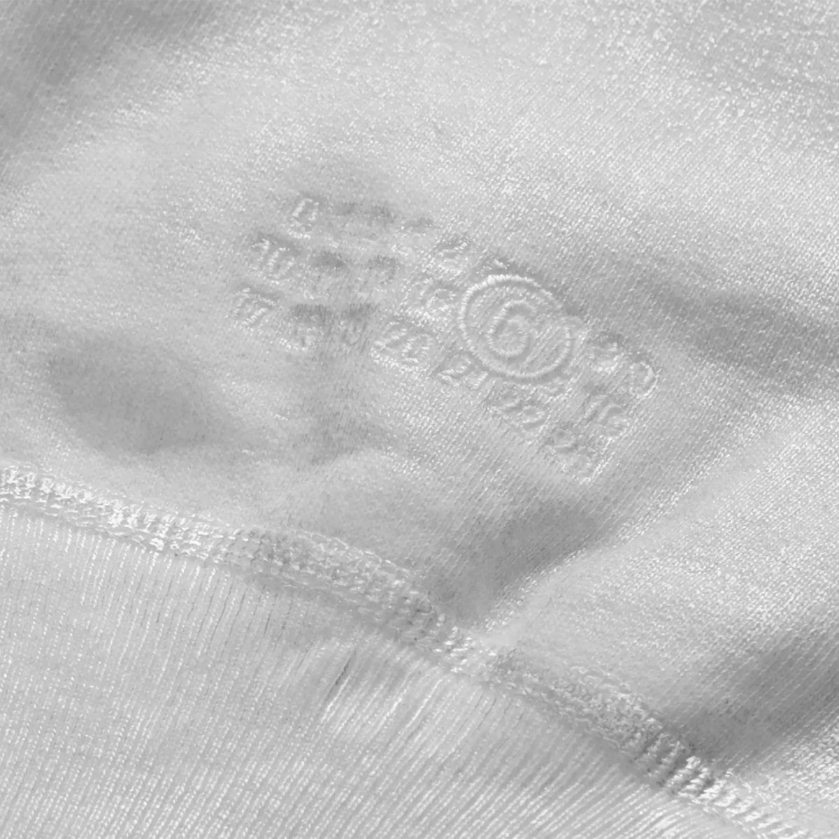Supreme x MM6 Maison Margiela Foil Box Logo White Hoodie S / White