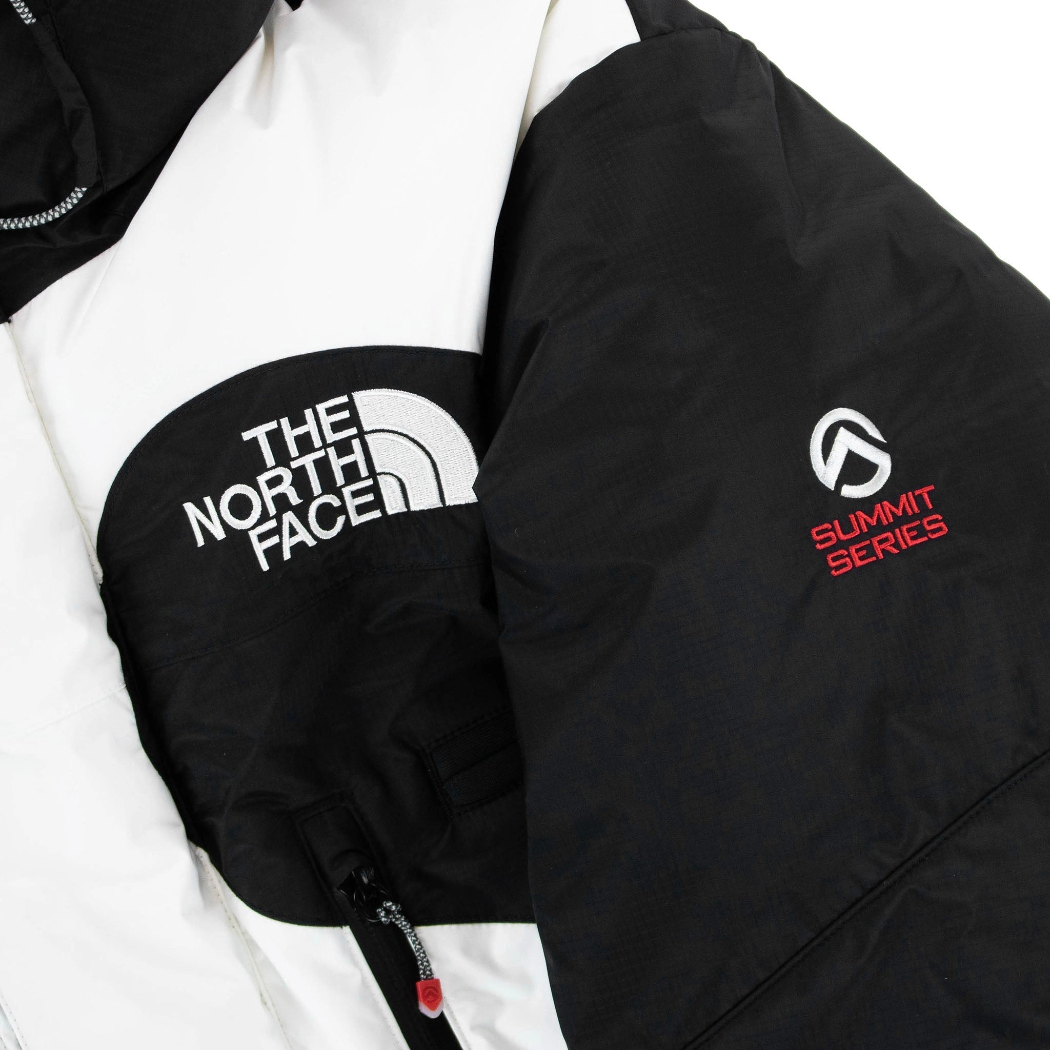 Close up view of Supreme x The North Face Black Himalayan Parka