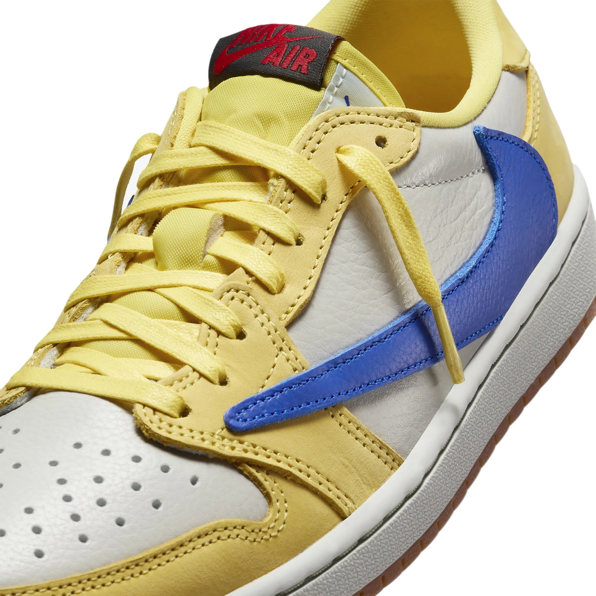 Travis Scott x Air Jordan 1 Retro Low OG Canary W UK 2.5 Yellow