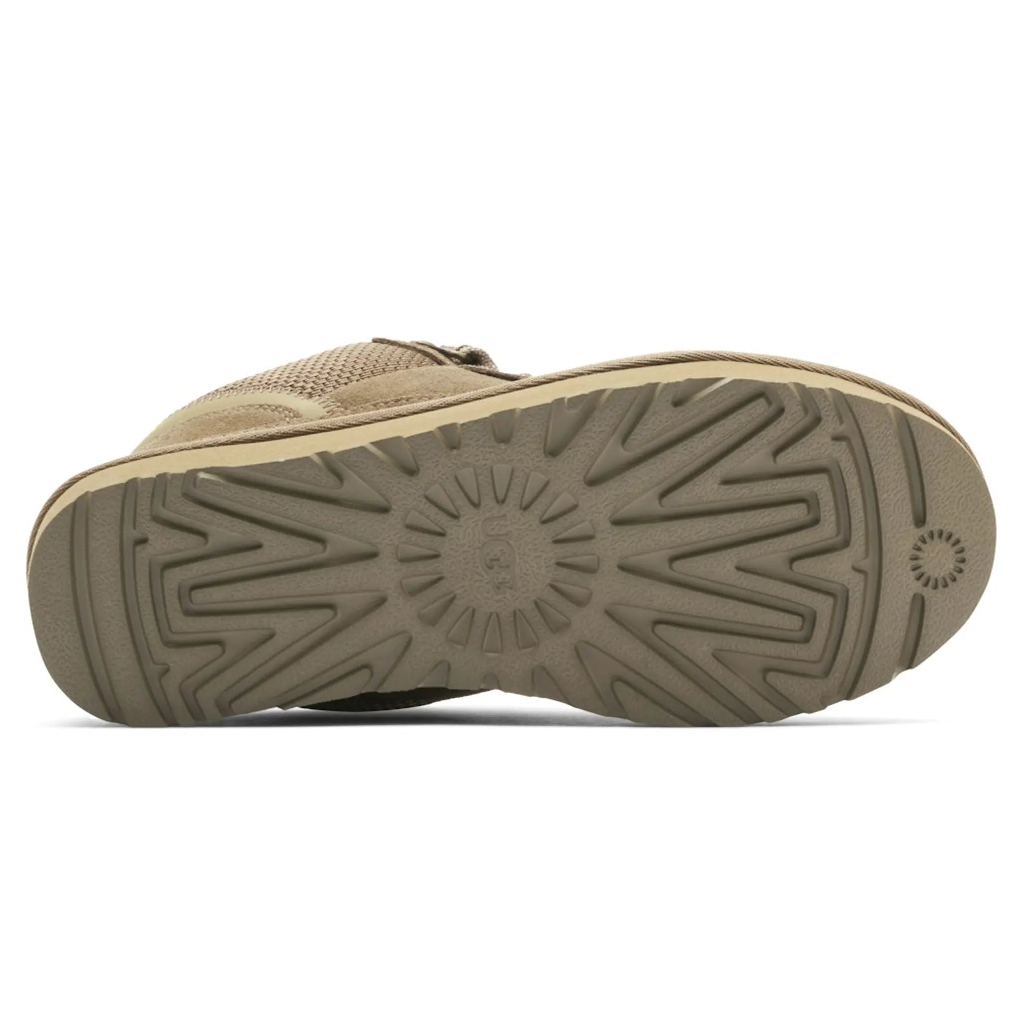 Sole view of UGG Lowmel Trainer Hickory (W) 1144032-HCK