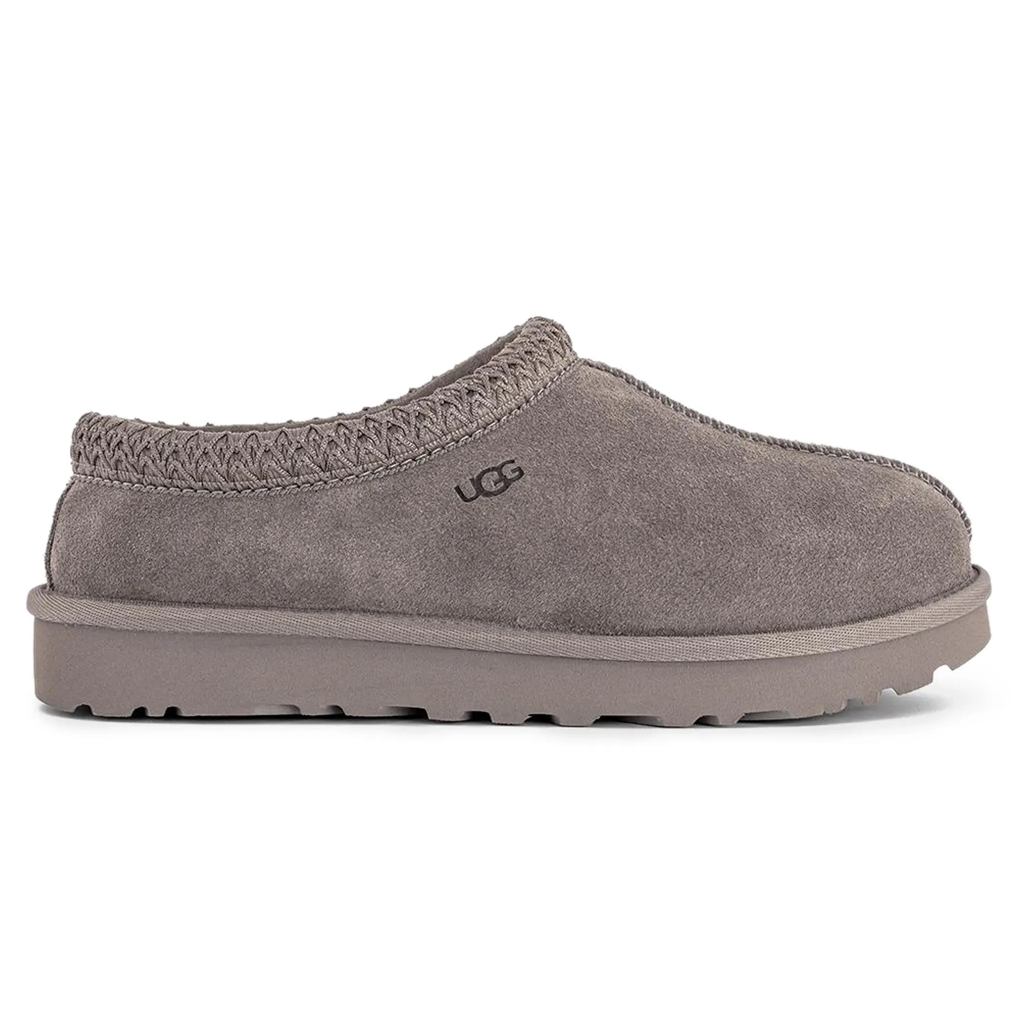 Side view of UGG Tasman Smoke Plume Slippers (W) 5955-SKP