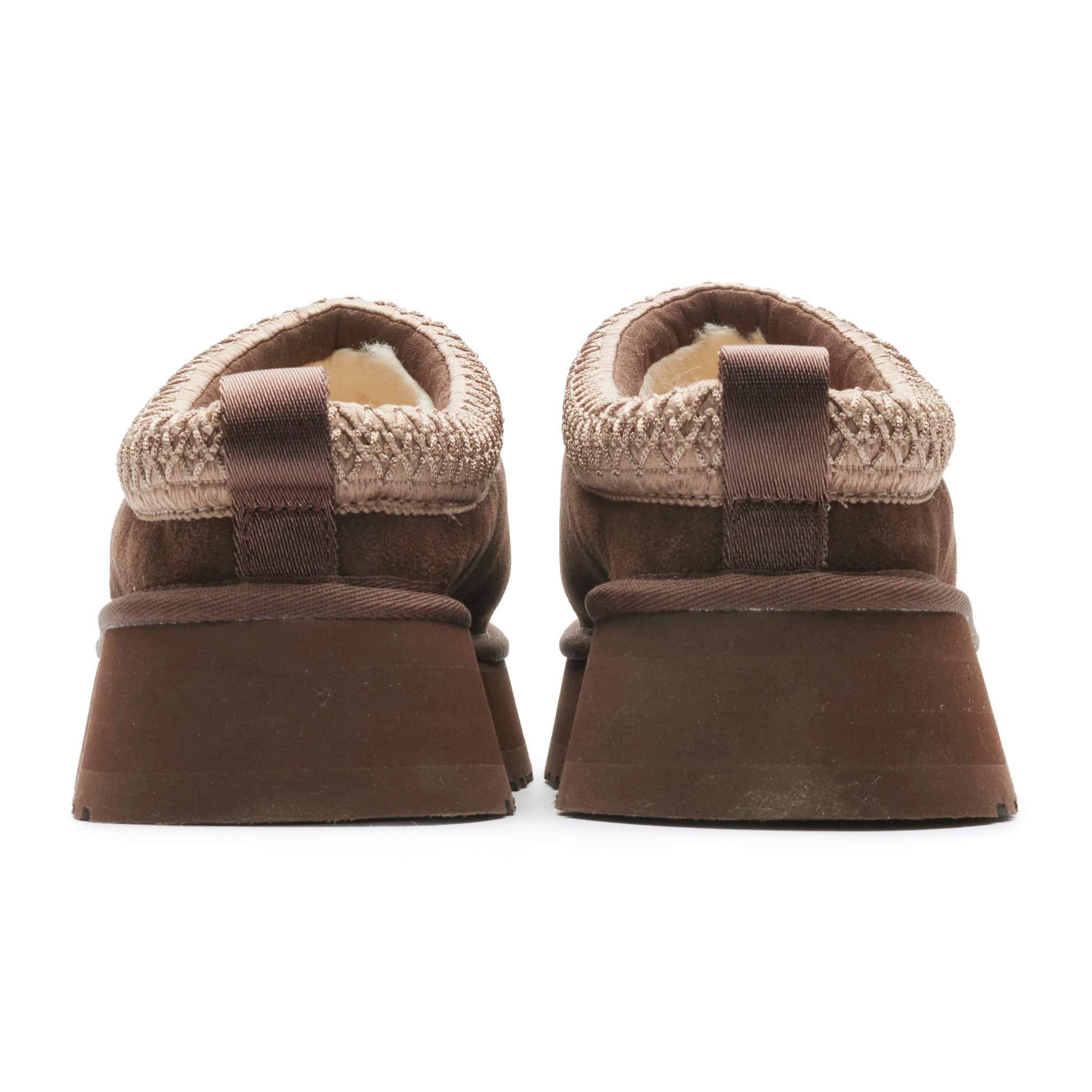 Back view of UGG Tazz Burnt Cedar Slippers (W) 1122553-BCDR