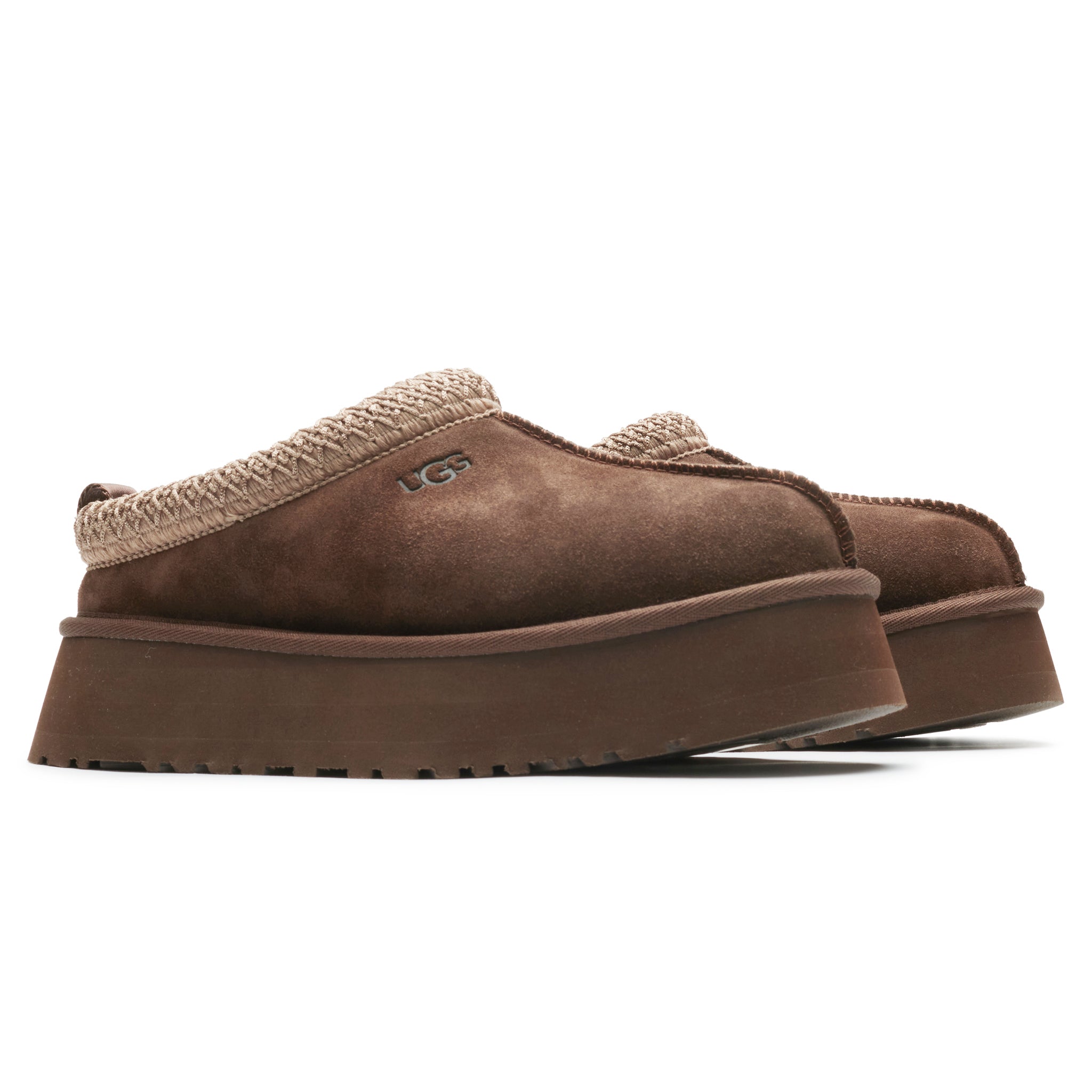 Back view of UGG Tazz Burnt Cedar Slippers (W) 1122553-BCDR