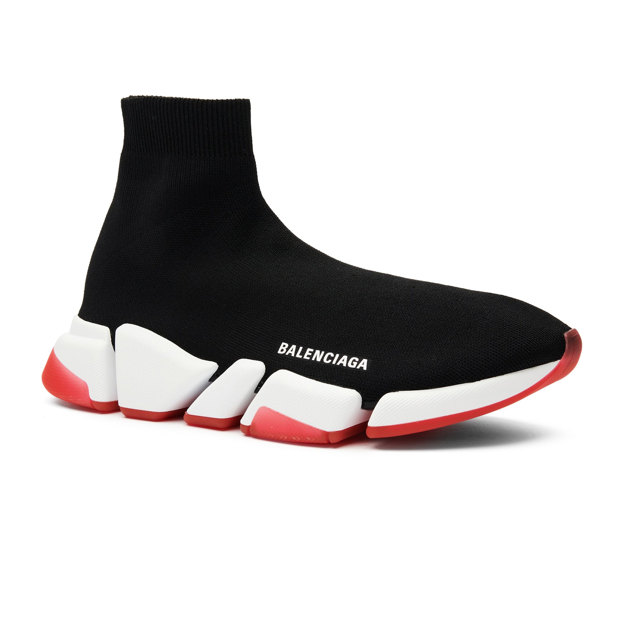 BALENCIAGA SPEED SOCK KNIT TRAINERS  BLACK  SGN CLOTHING