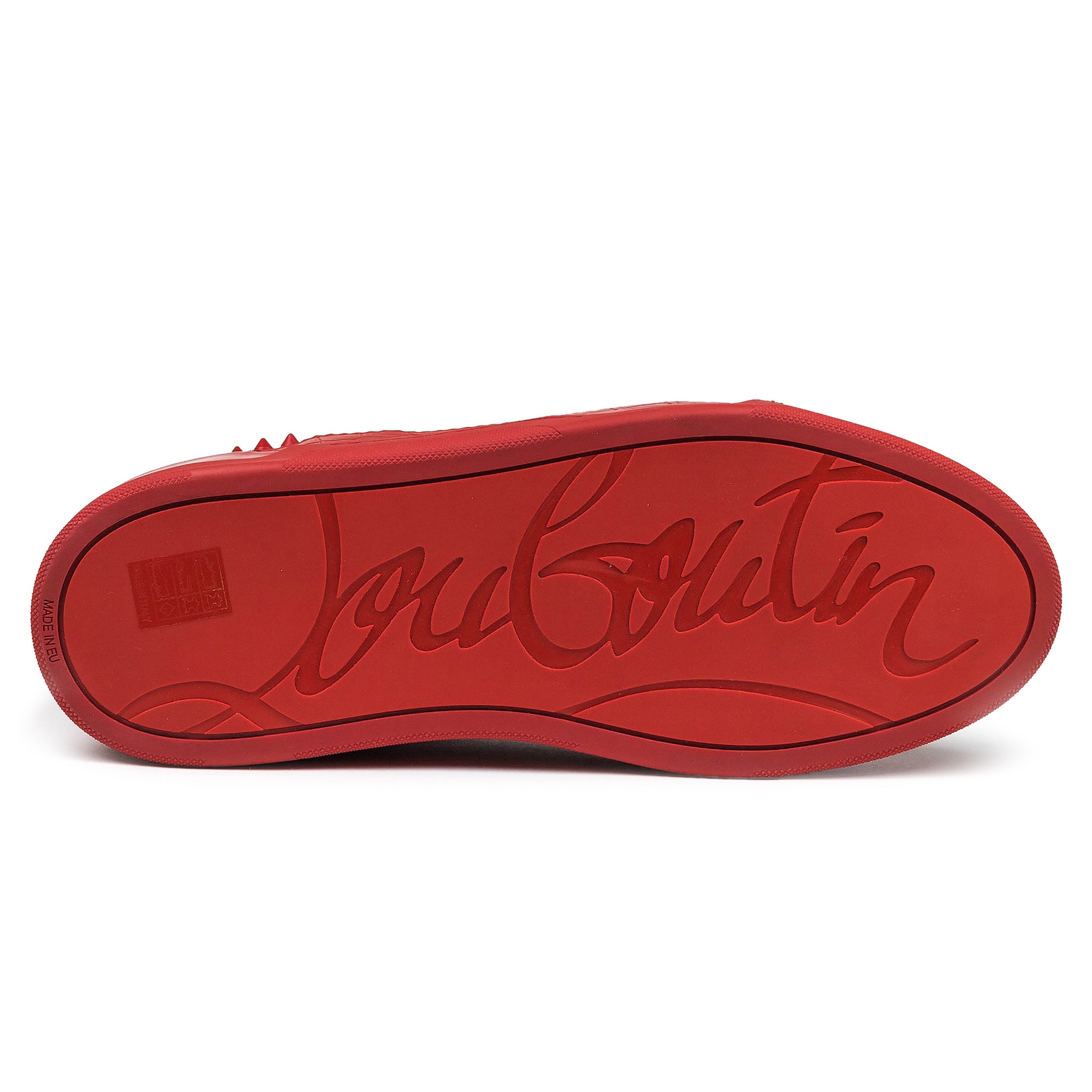 Christian Louboutin - Authenticated Sandal - Leather Red Plain for Men, Very Good Condition