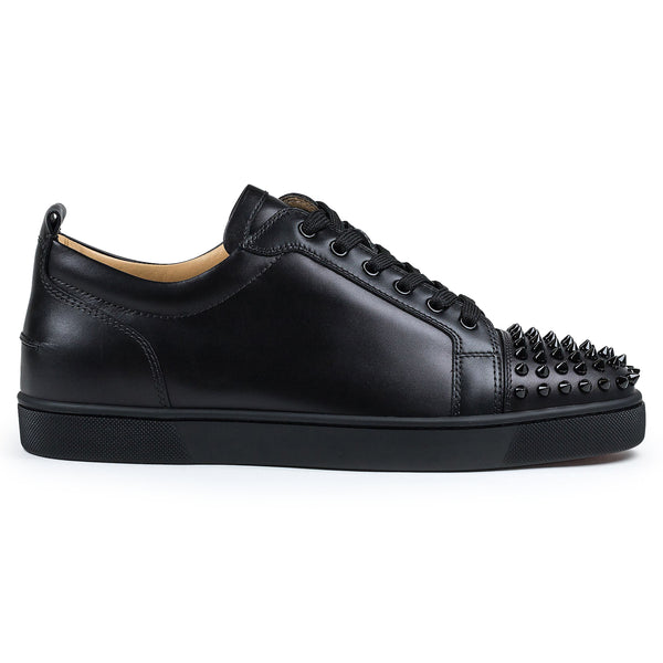 Christian Louboutin Black Leather Spike Sandals slides Mens Size 13 us - 46  eu