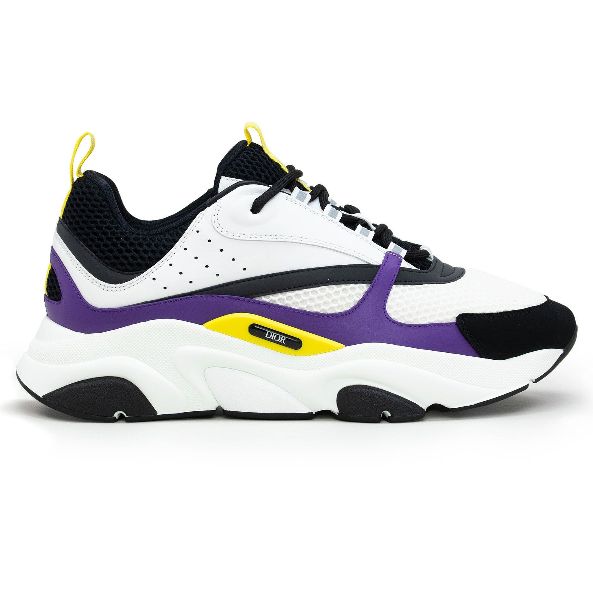 Image of Dior B22 Purple White Yellow Trainer