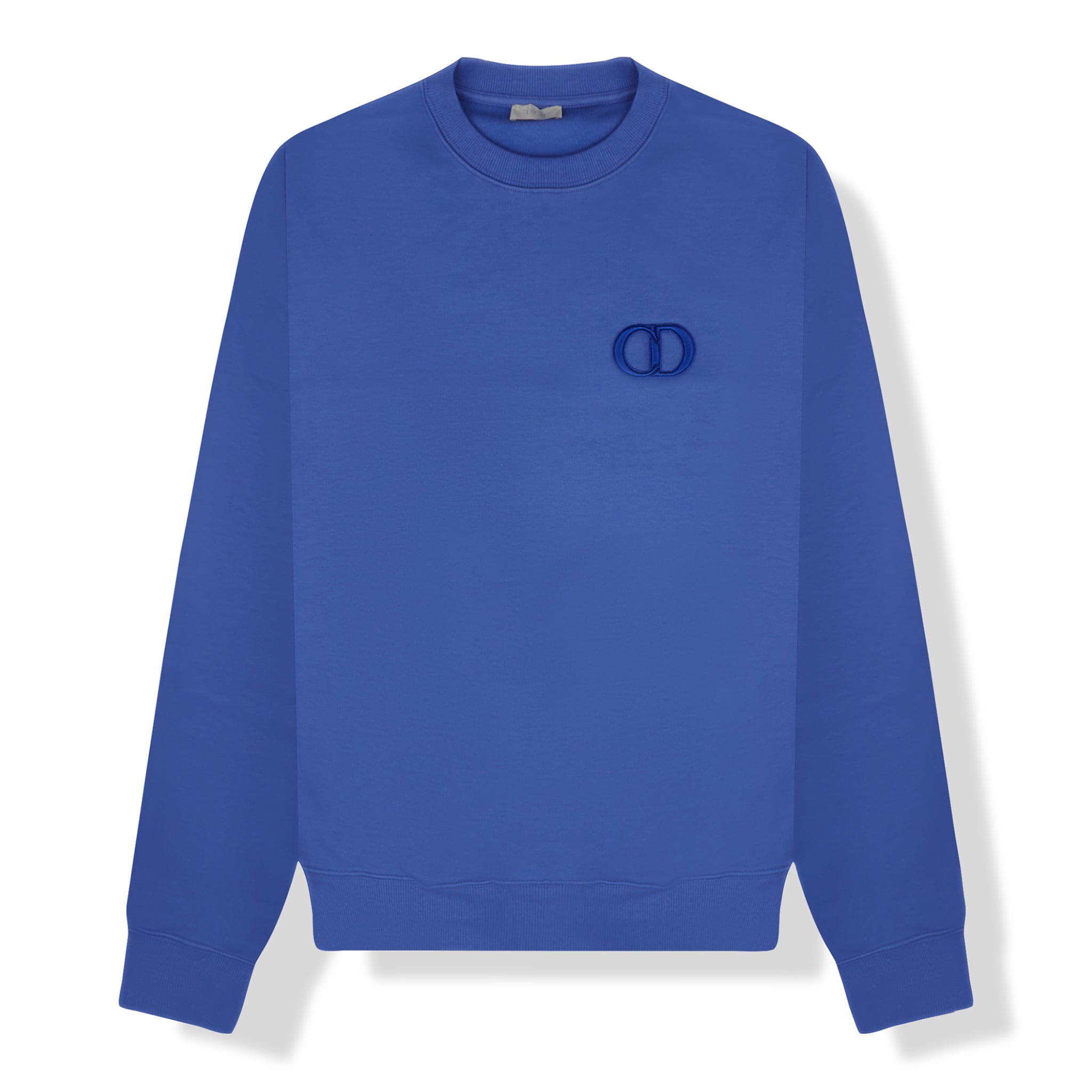 Christian Dior Couture Sweatshirt Blue Cotton Fleece