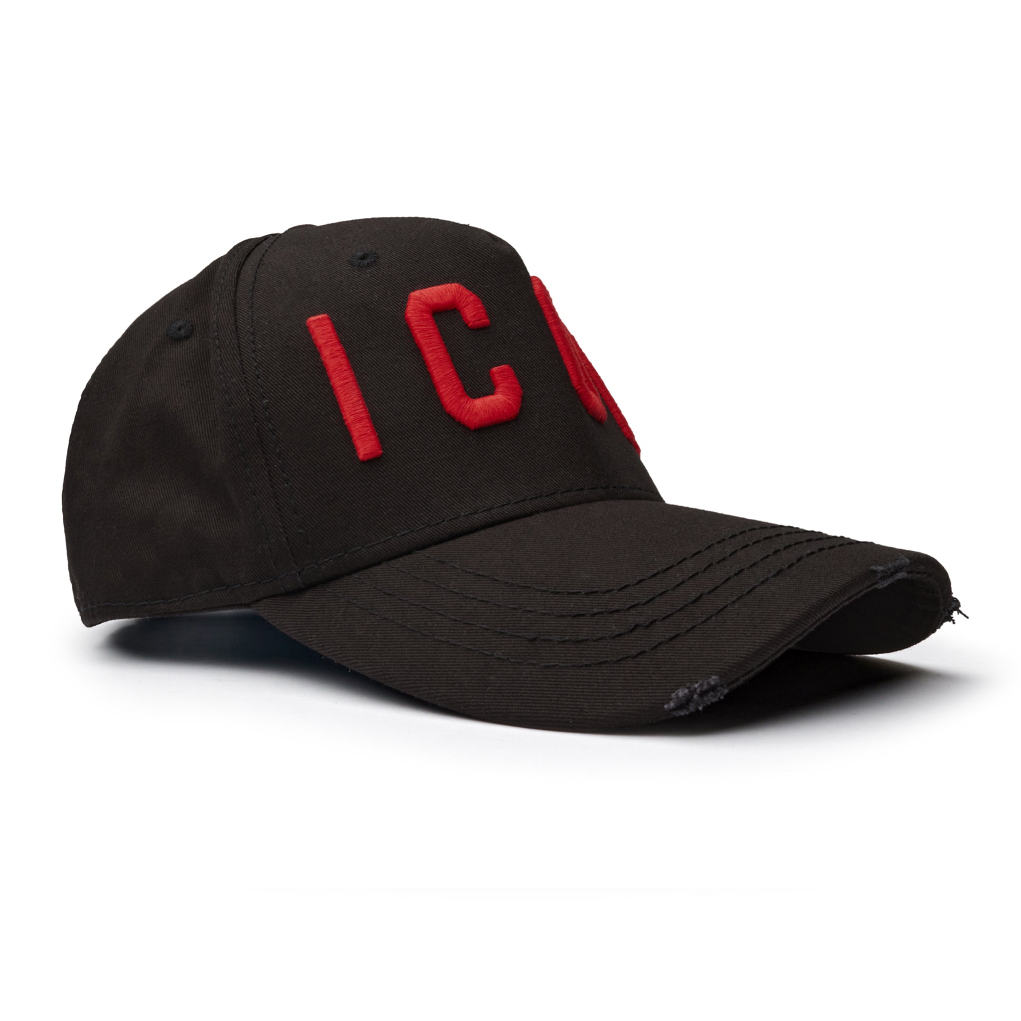Image of Dsquared2 Icon Baseball Cap Black/Red