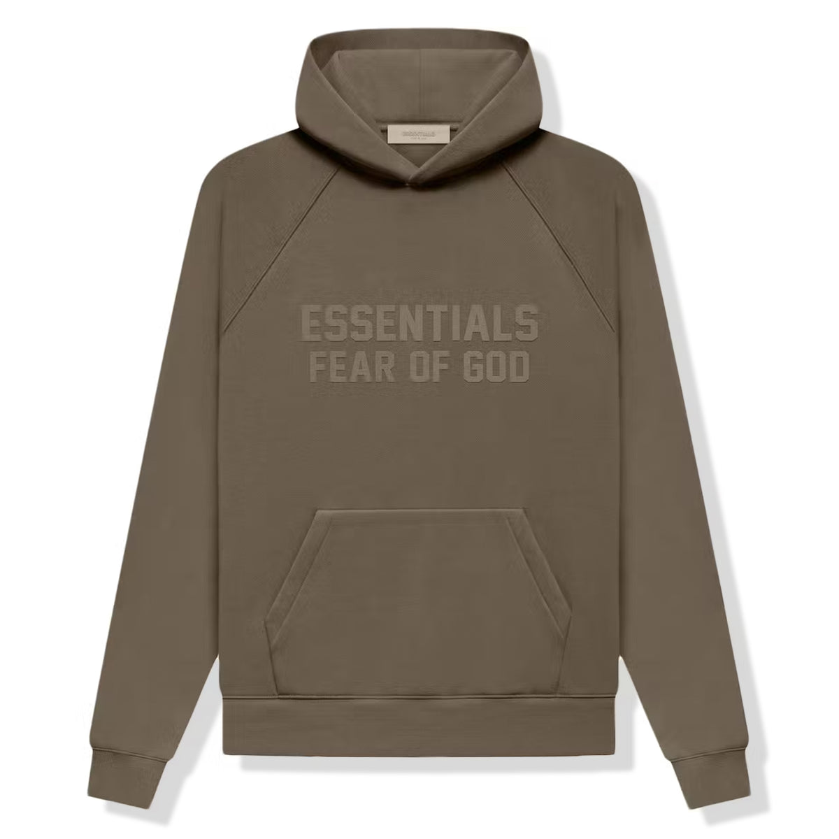 Fear Of God Essentials Reverse Logo Black Hoodie (SS21)