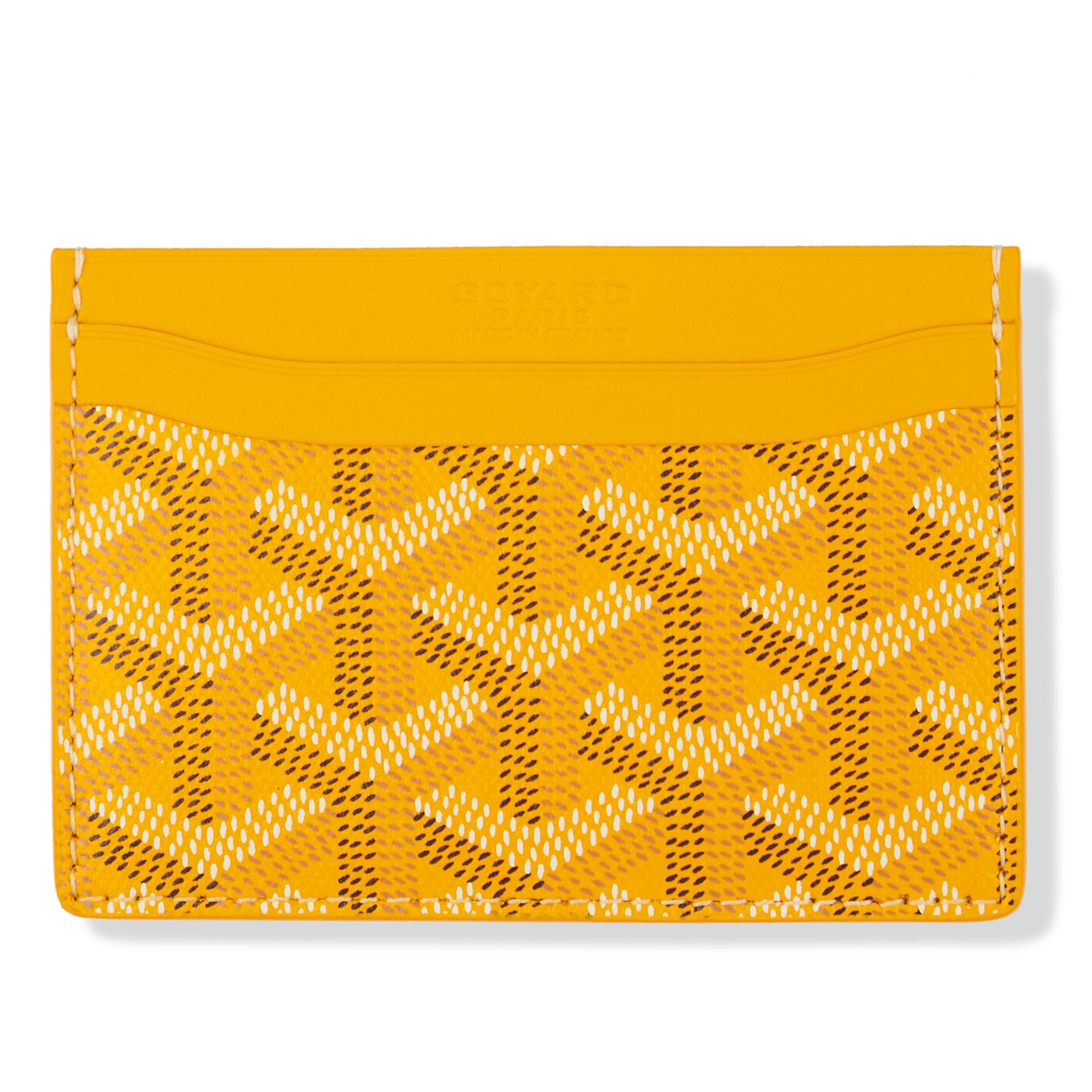 Step 1: Inspect the Y pattern on the Goyard Saint Sulpice card